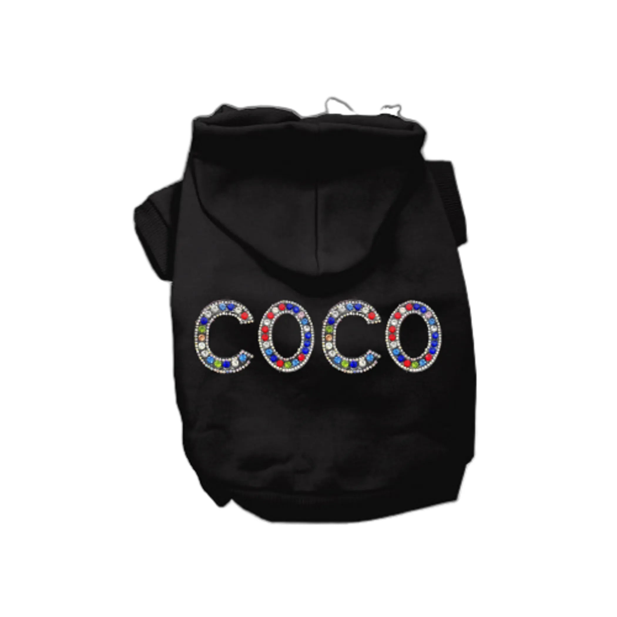 Coco Rhinestone Dog Hoodie