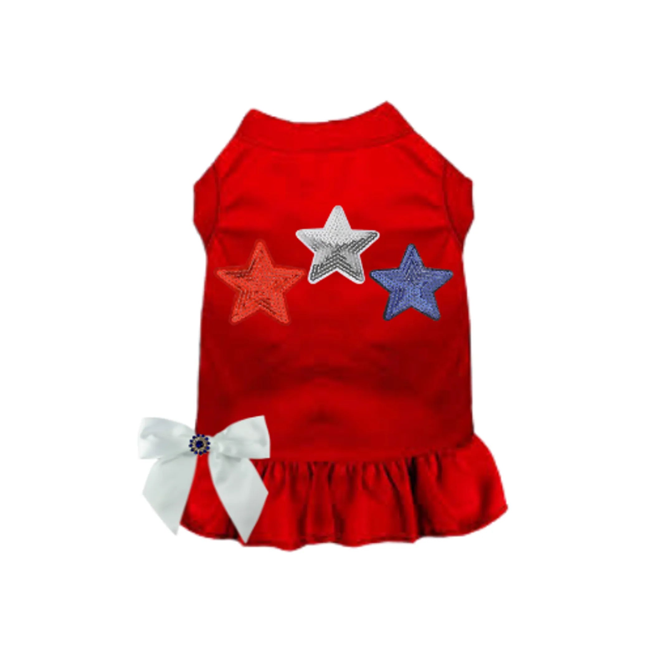 Red, White, &amp; Blue Stars Tee/Dress