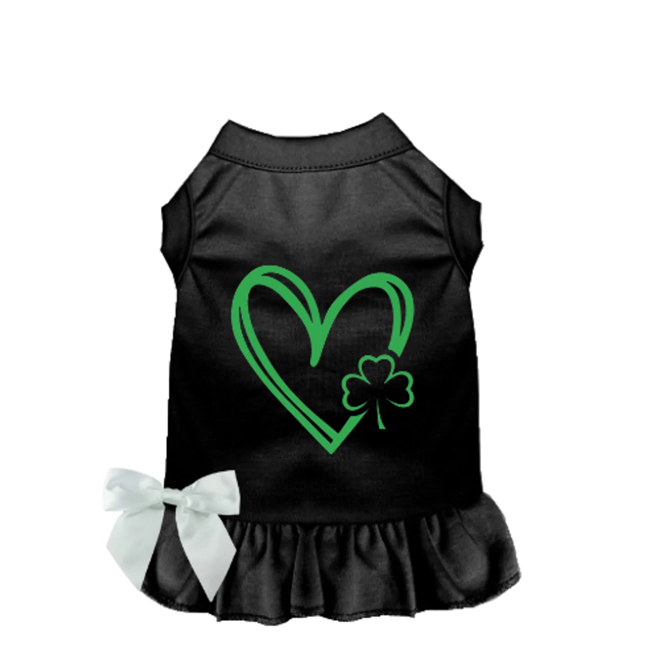 Shamrocks &amp; Hearts Dog Dress/Shirt