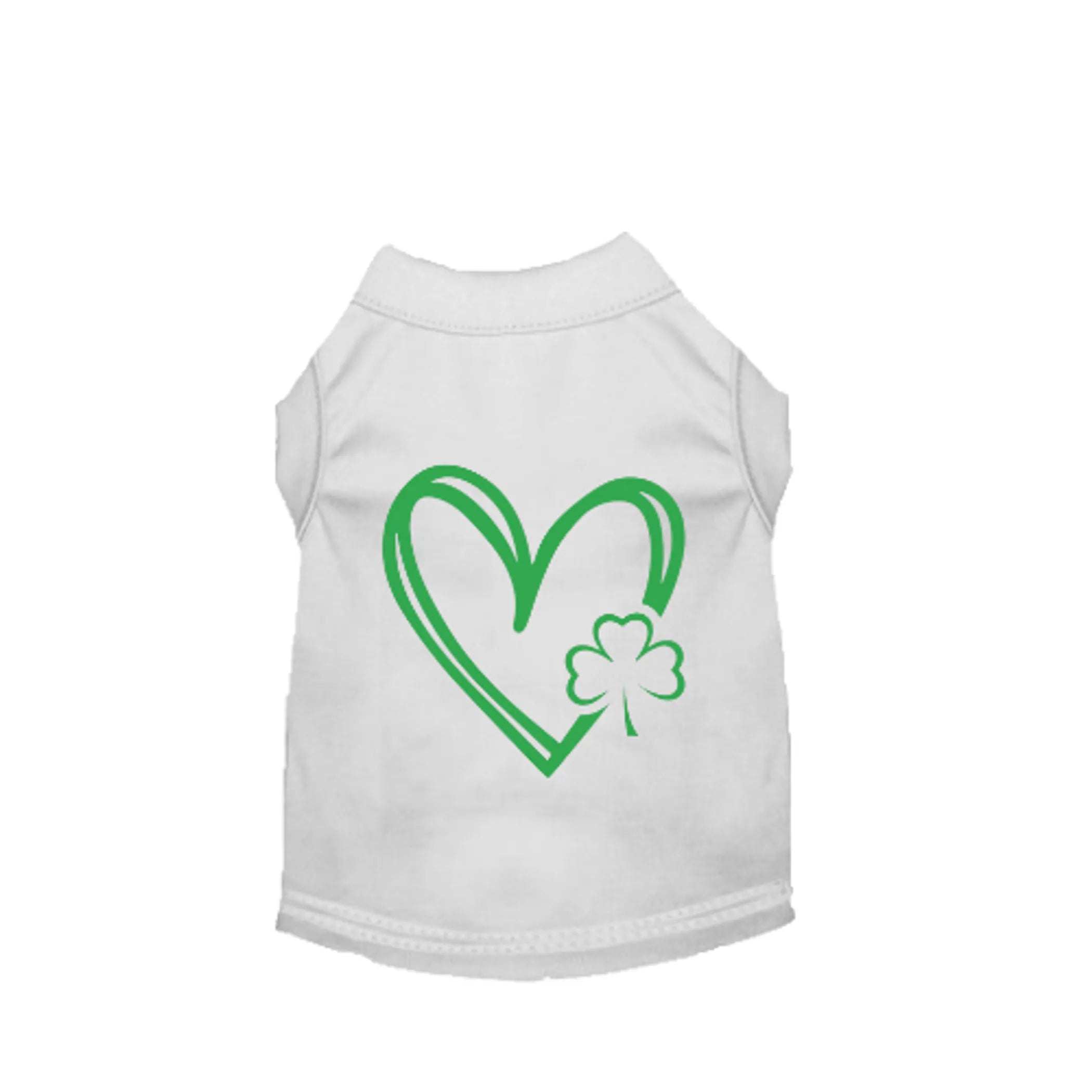 Shamrocks &amp; Hearts Dog Dress/Shirt