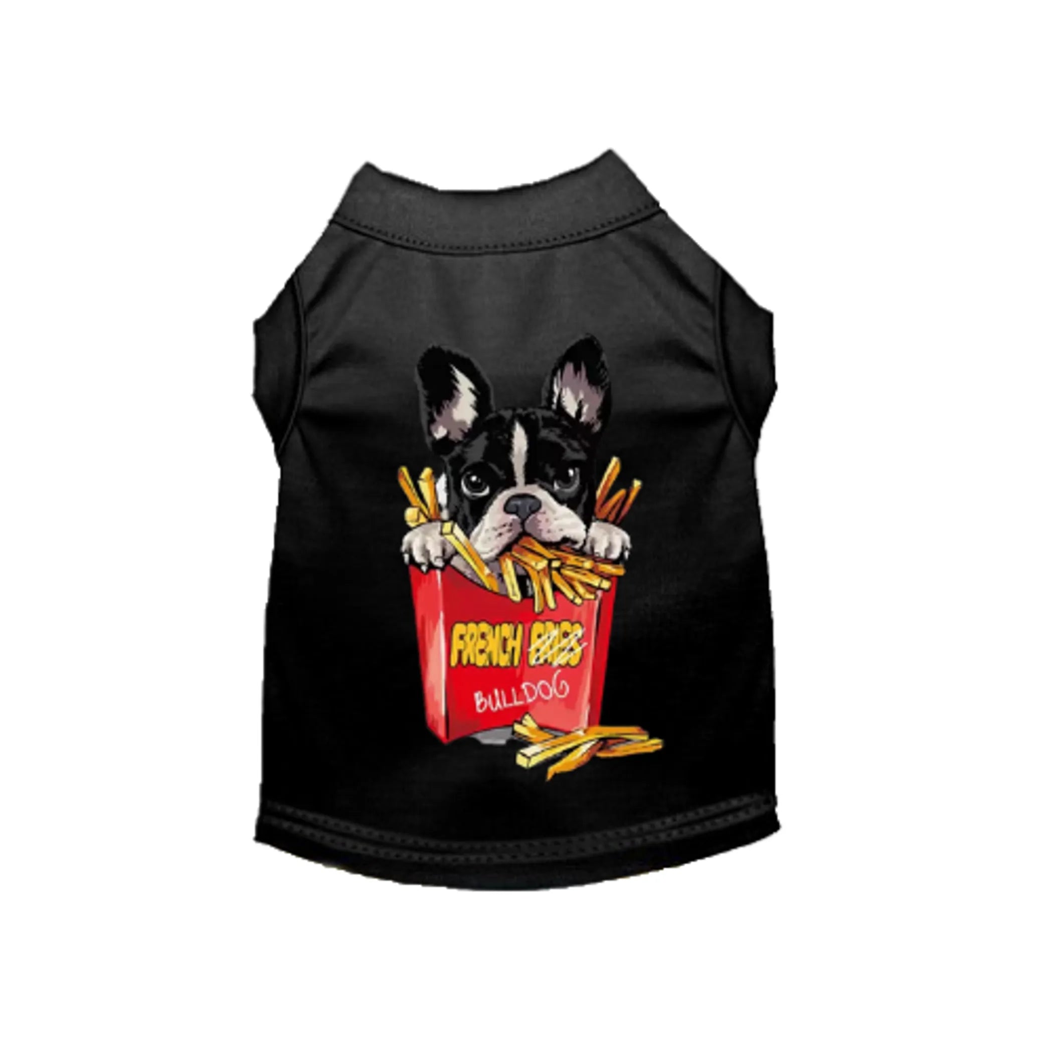 Frenchie Fries Dog Tee or Dress