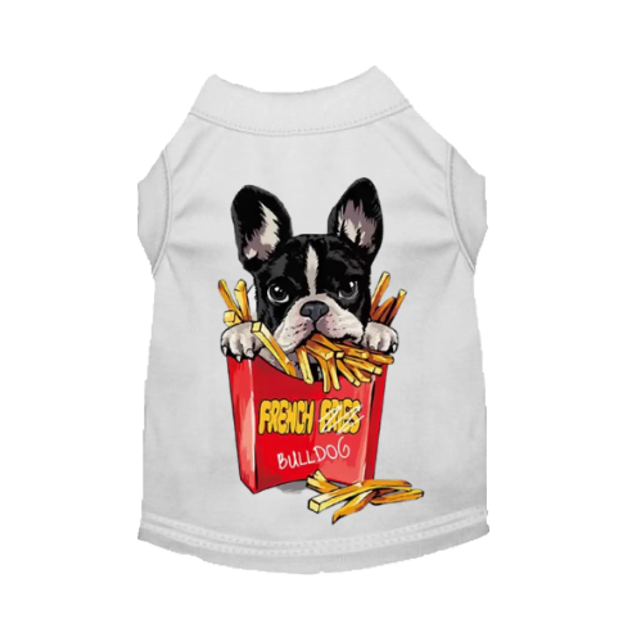 Frenchie Fries Dog Tee or Dress