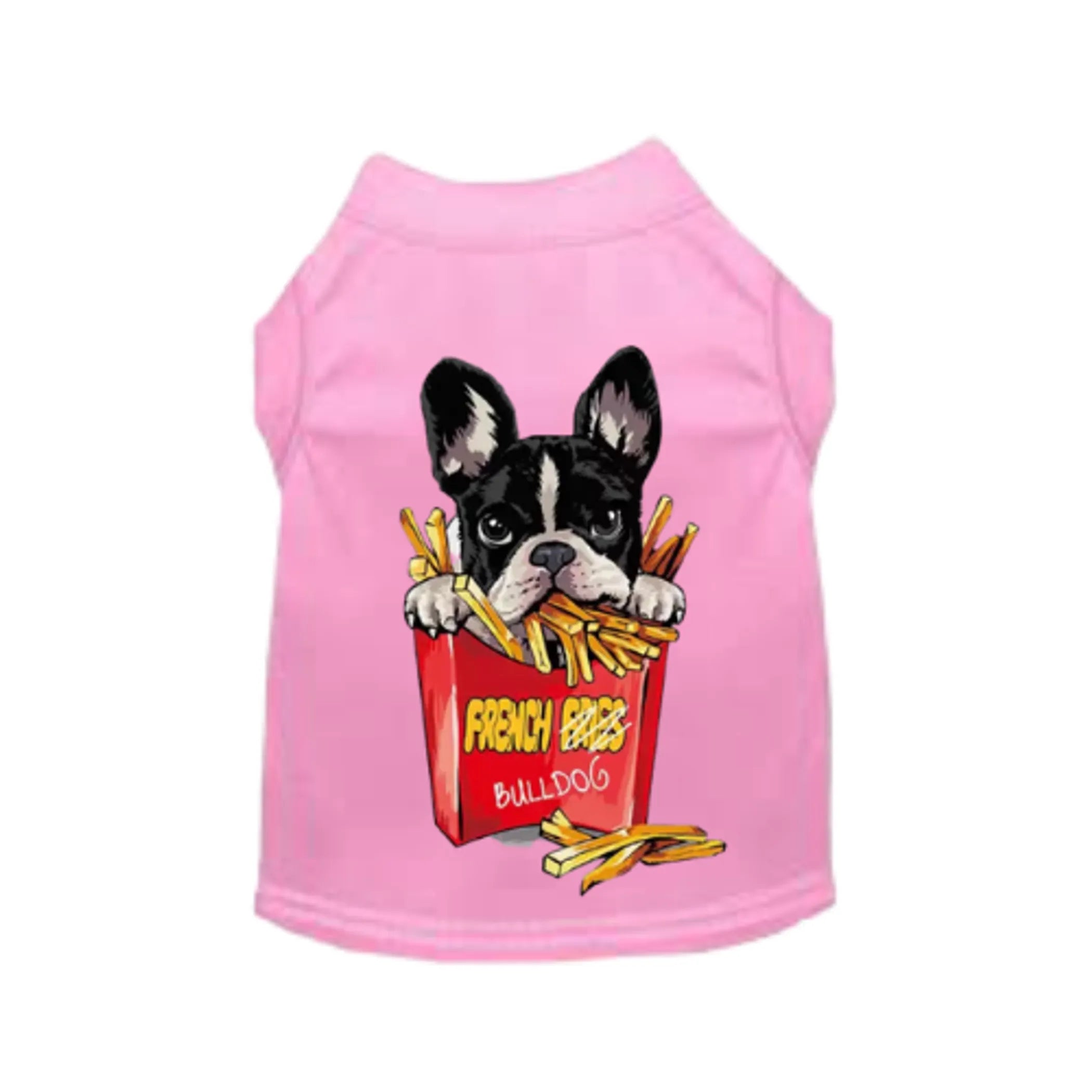 Frenchie Fries Dog Tee or Dress