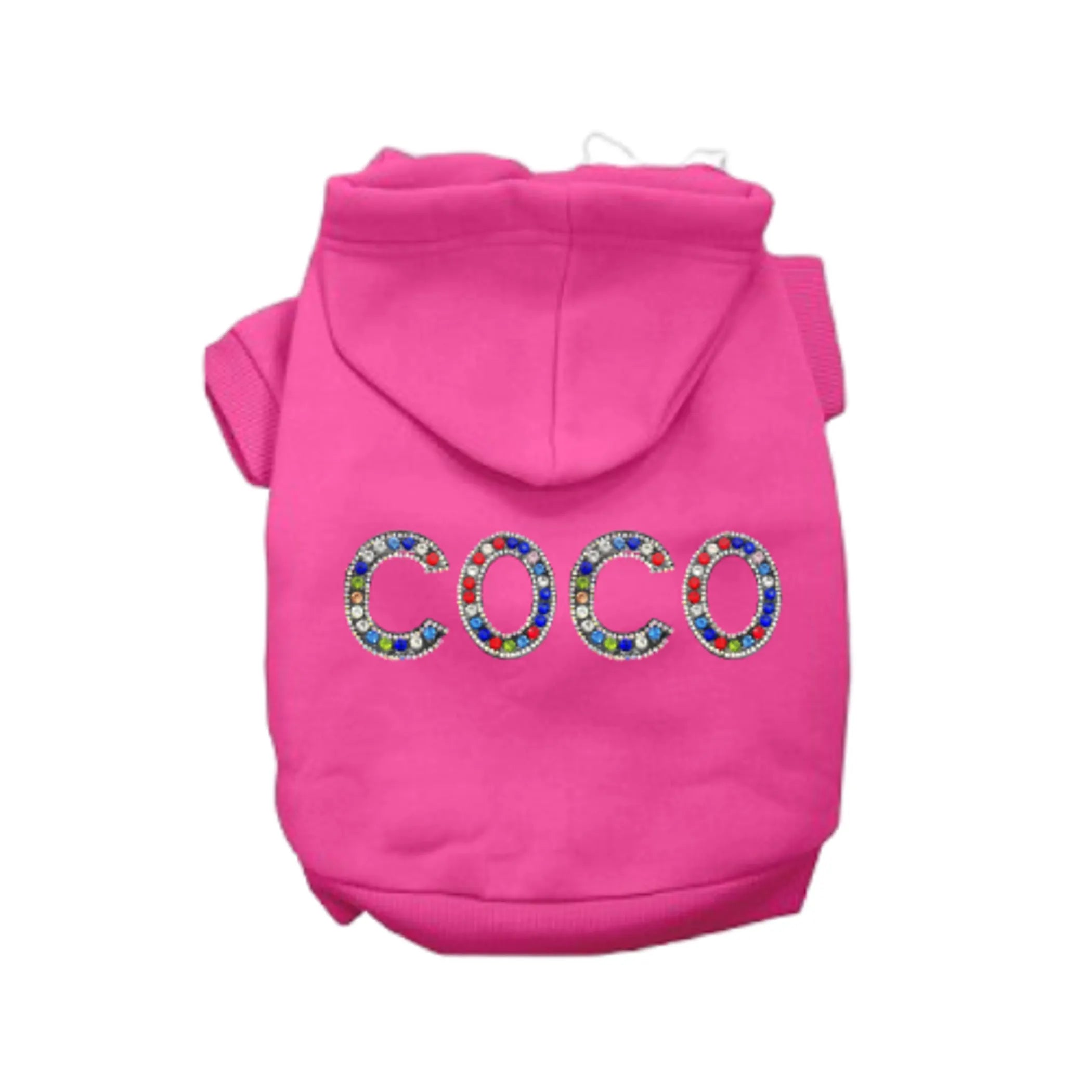 Coco Rhinestone Dog Hoodie