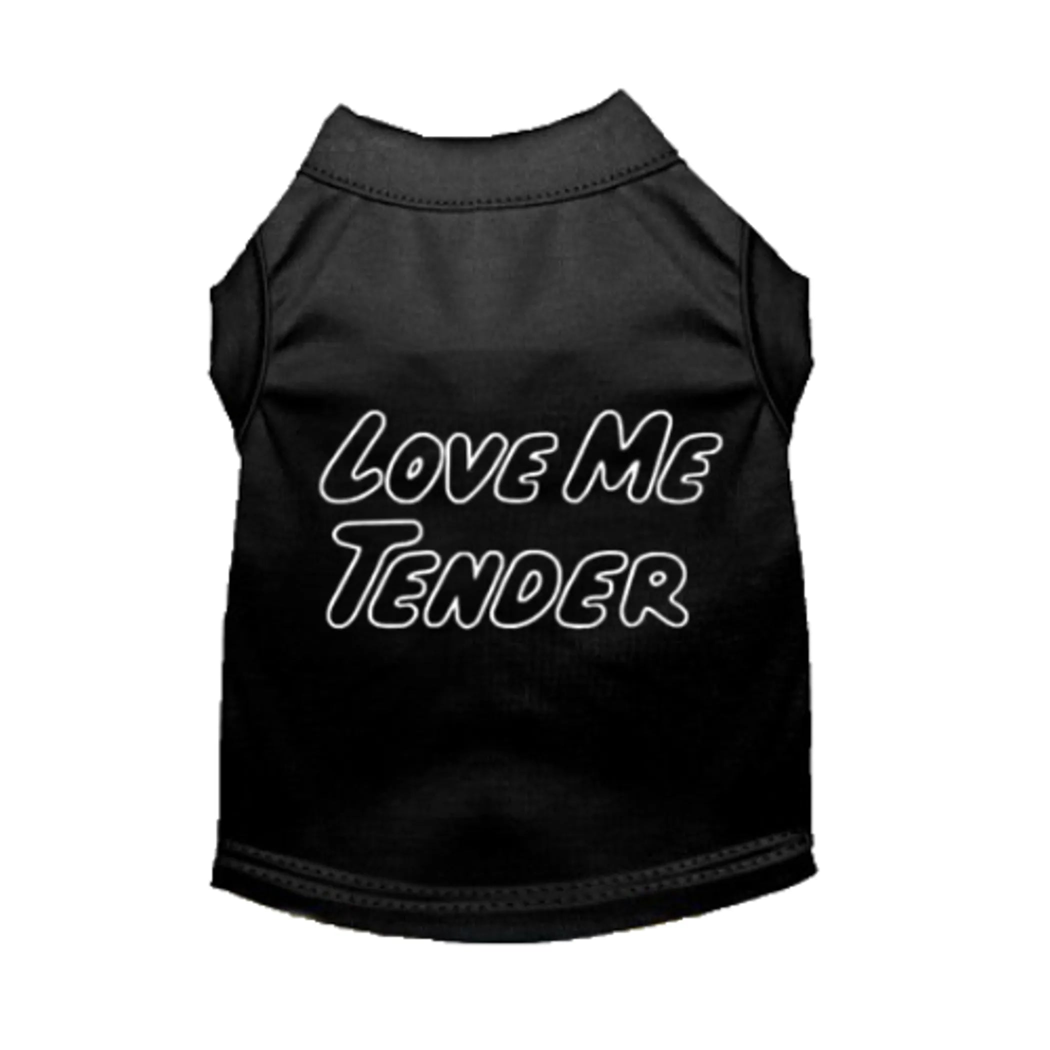 Love Me Tender Dog Shirt