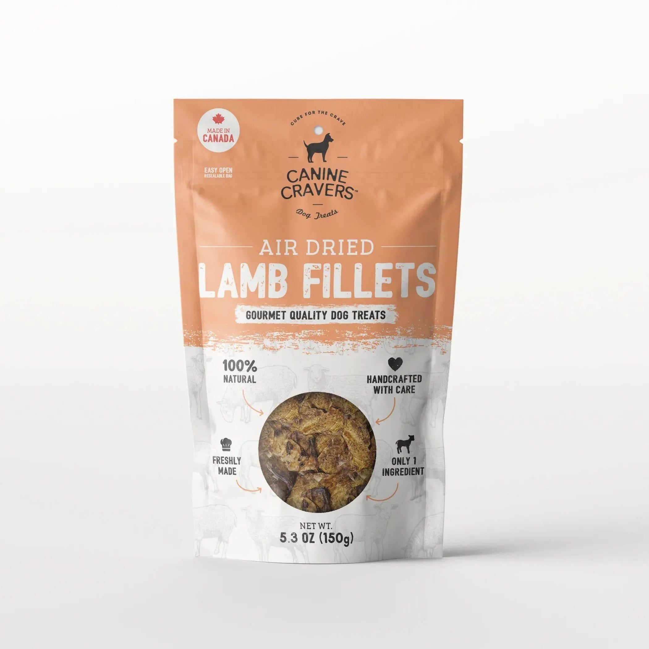 Canine Cravers Air-Dried Lamb Fillets