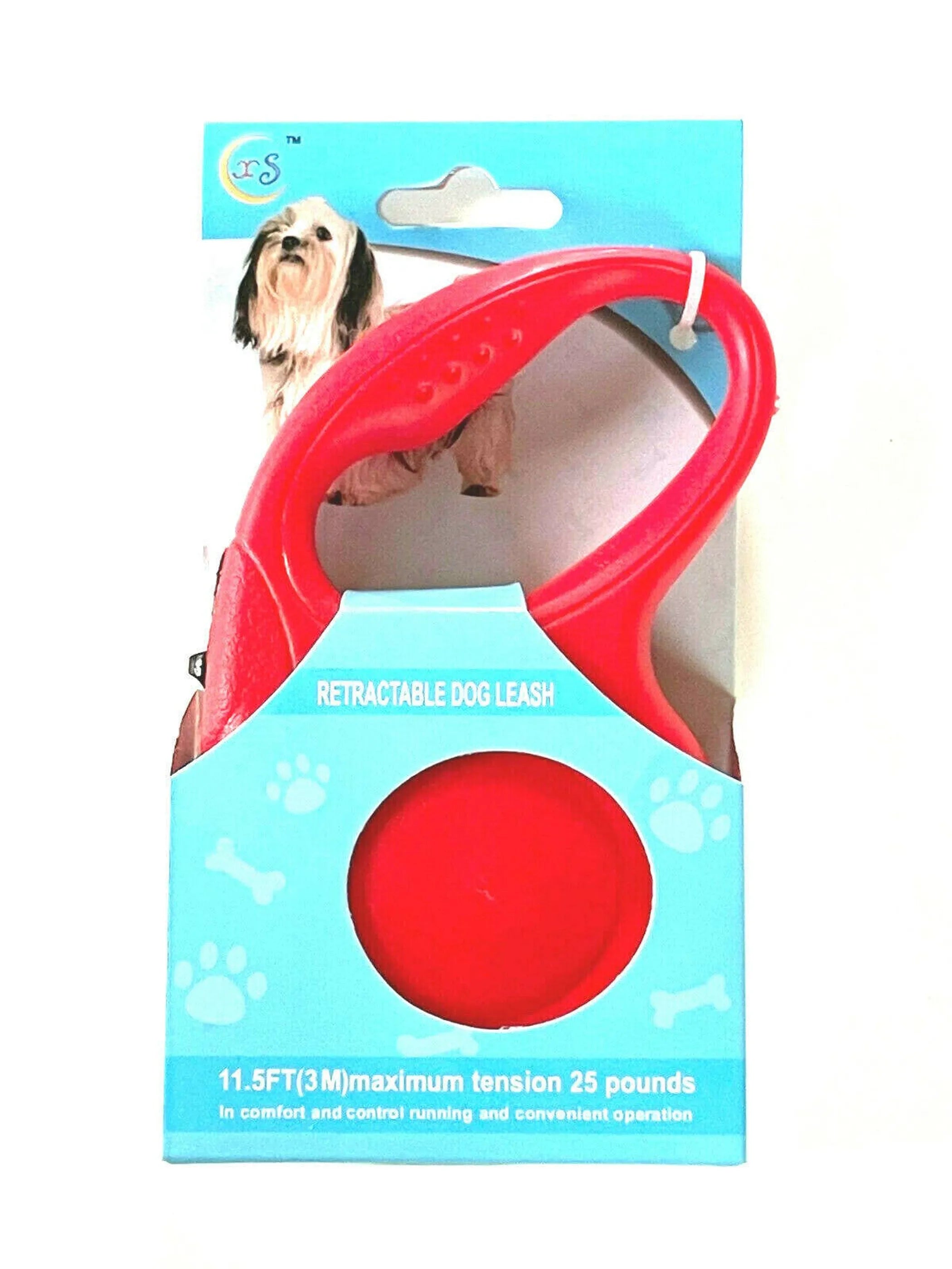Red Retractable Dog Pet Leash