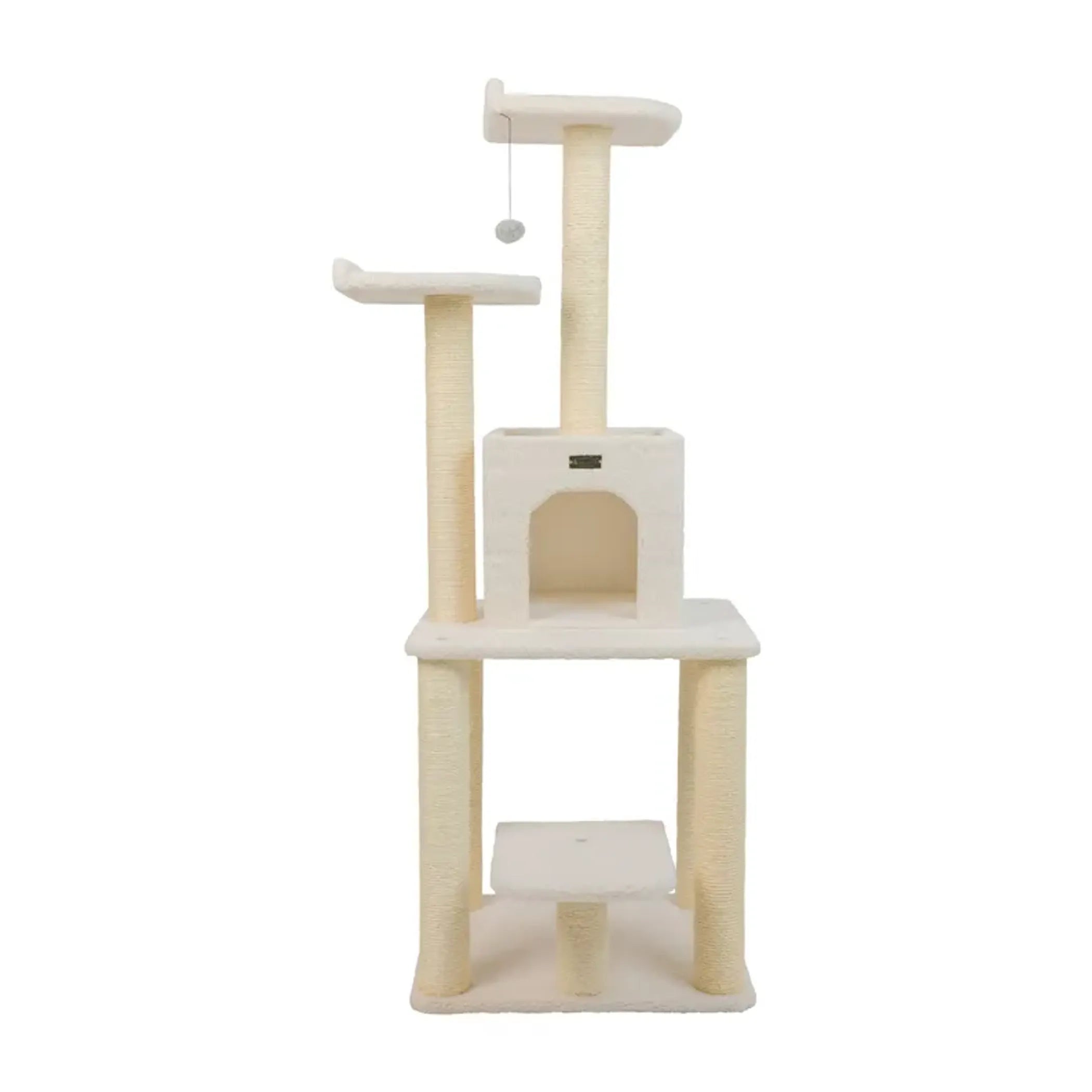 Real Wood Classic Cat Tree Five Levels Cat Condo