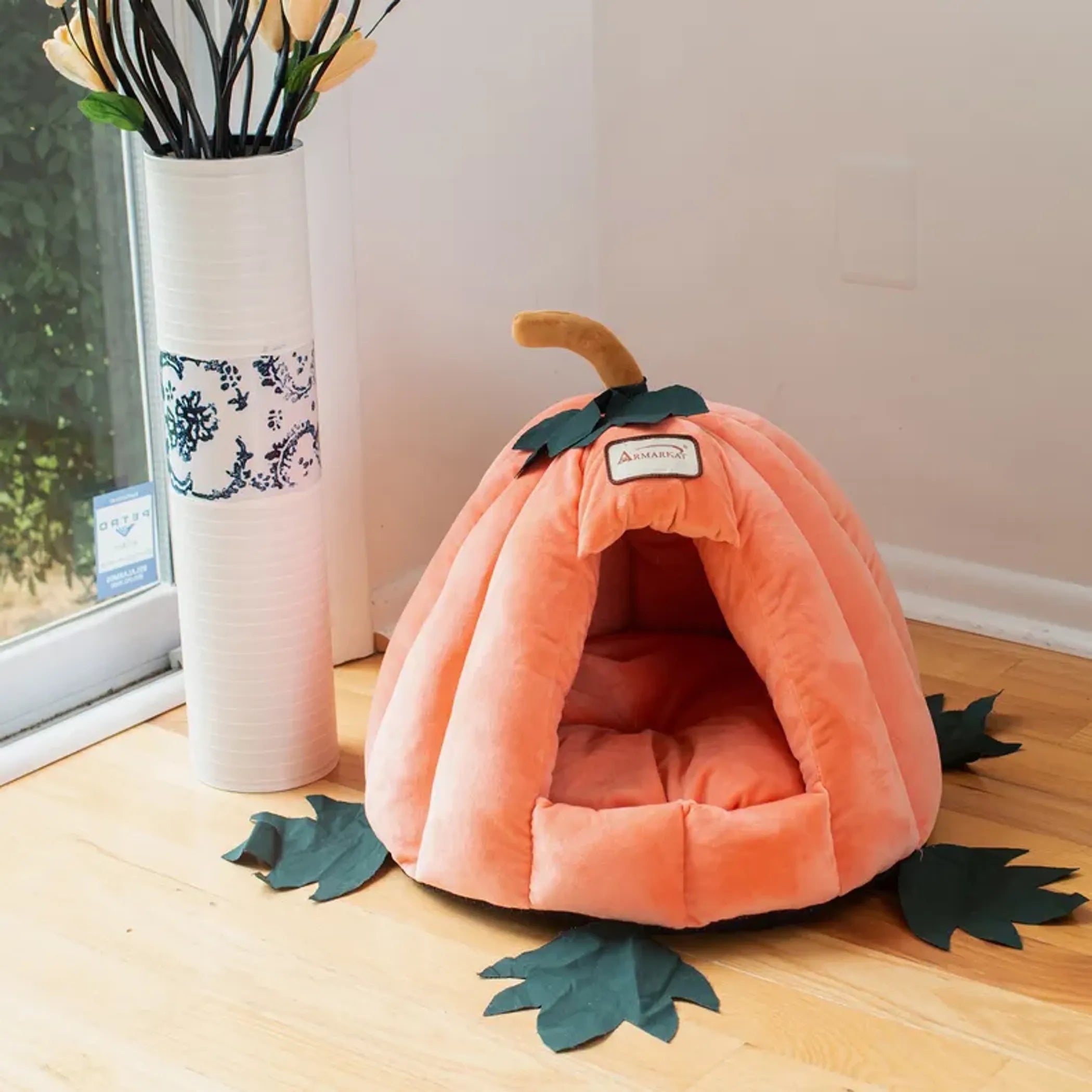 AeroMark Pumpkin Cat Bed