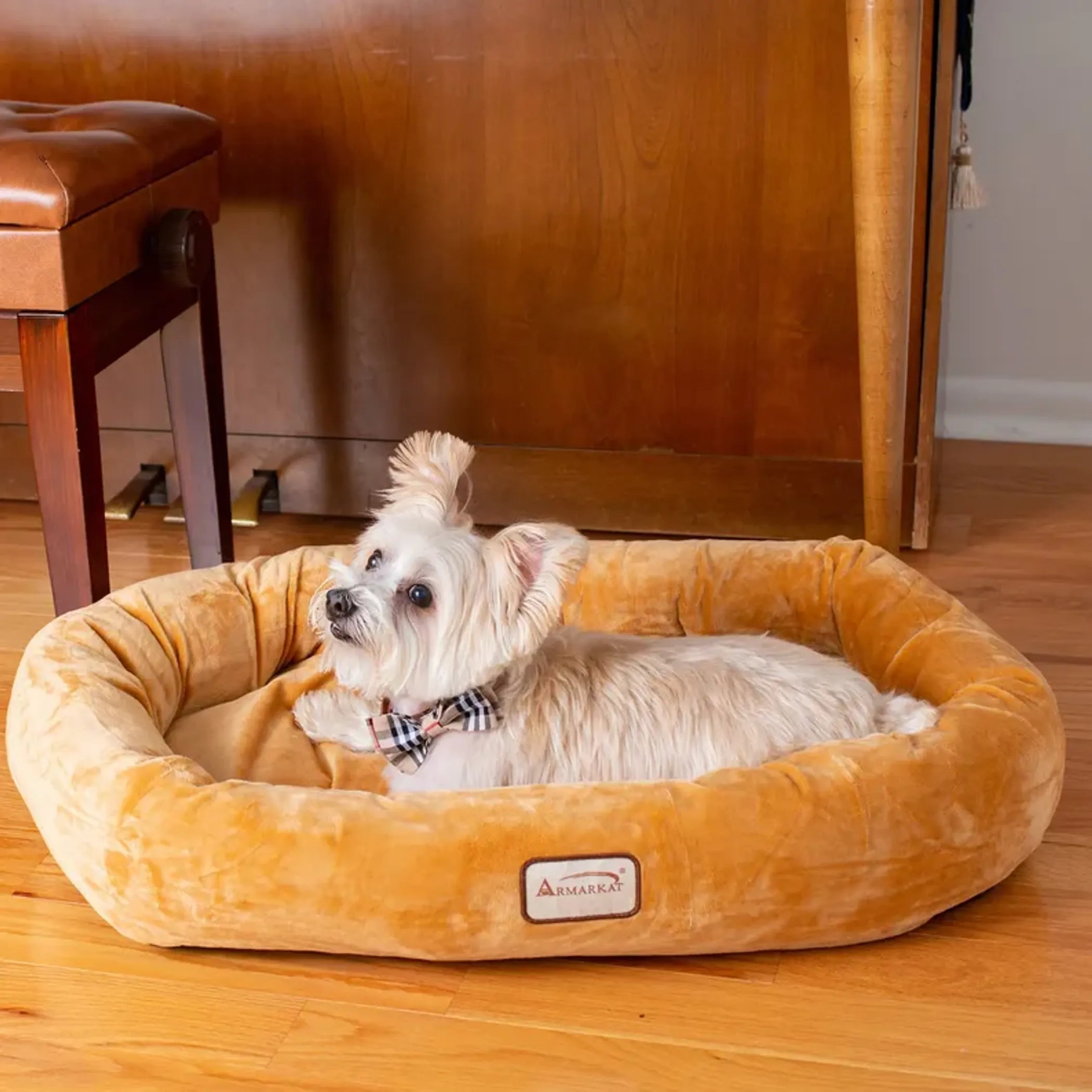 Armarkat Bolstered Pet Bed and Mat