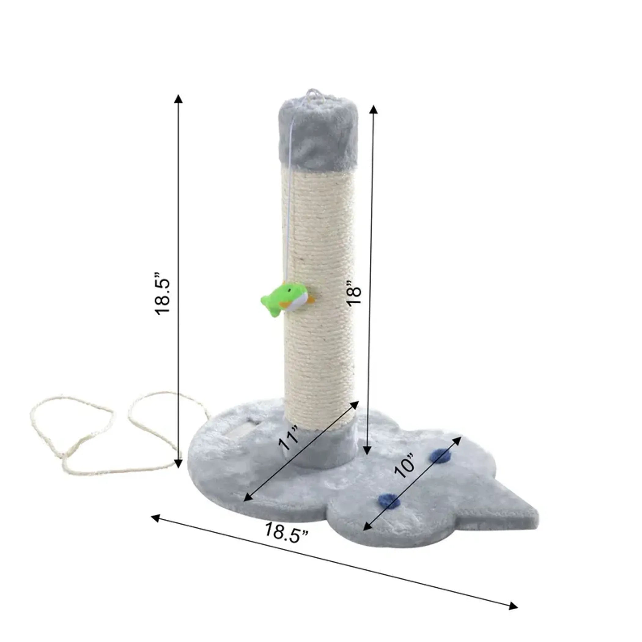 Armarkat® Real Wood Mouse Shape Cat Scratcher Toy