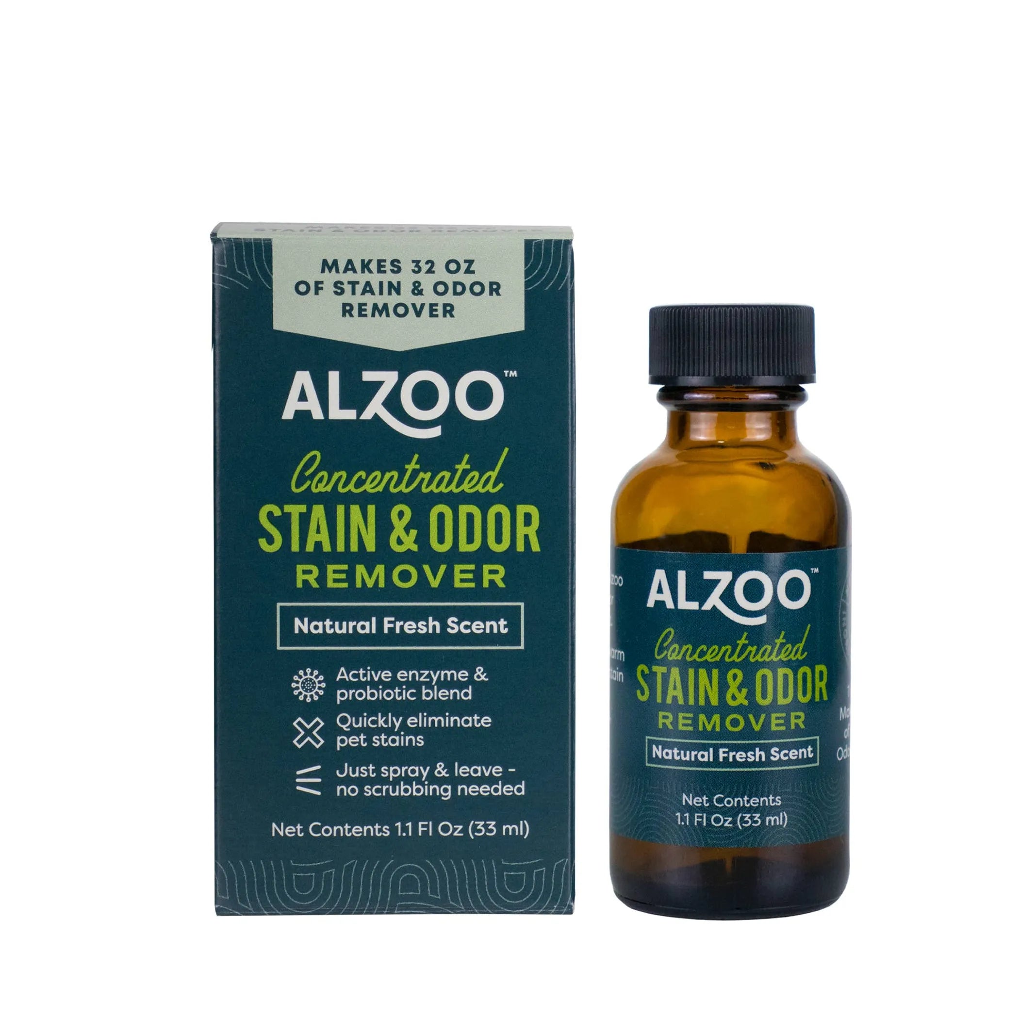 ALZOO Concentrated Stain &amp; Odor Remover Kit