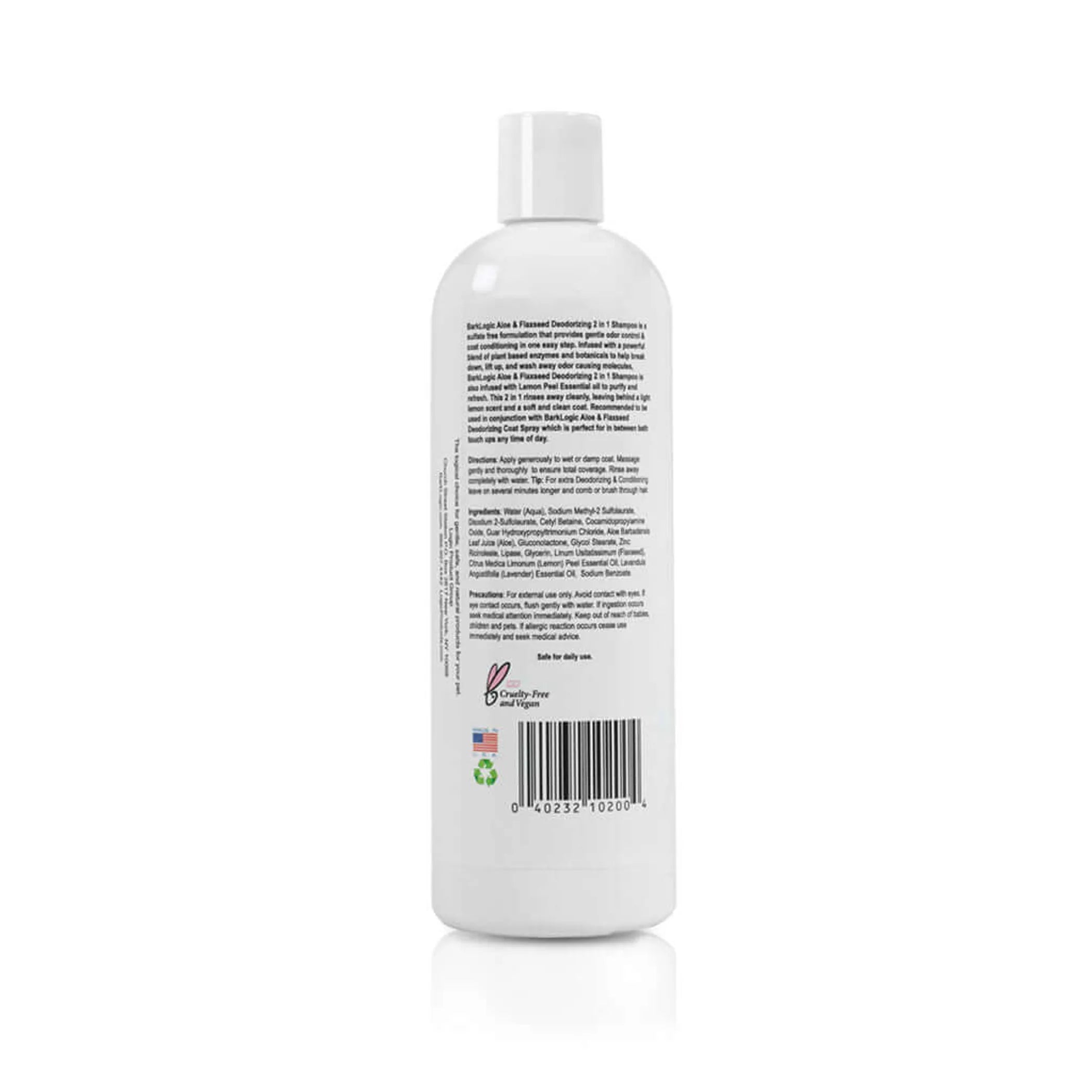 BarkLogic Aloe &amp; Flaxseed Deodorizing 2-in-1 Shampoo