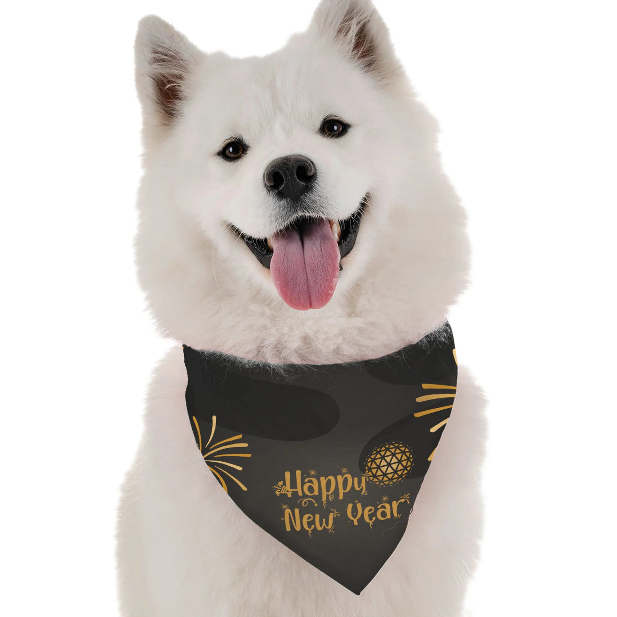 Bandoggies Happy New Year Pet Bandana