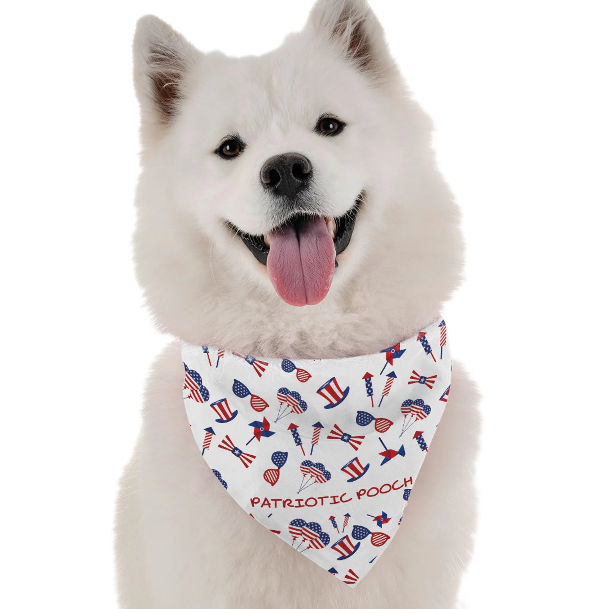 Bandoggies Patriotic Pooch Pet Bandana