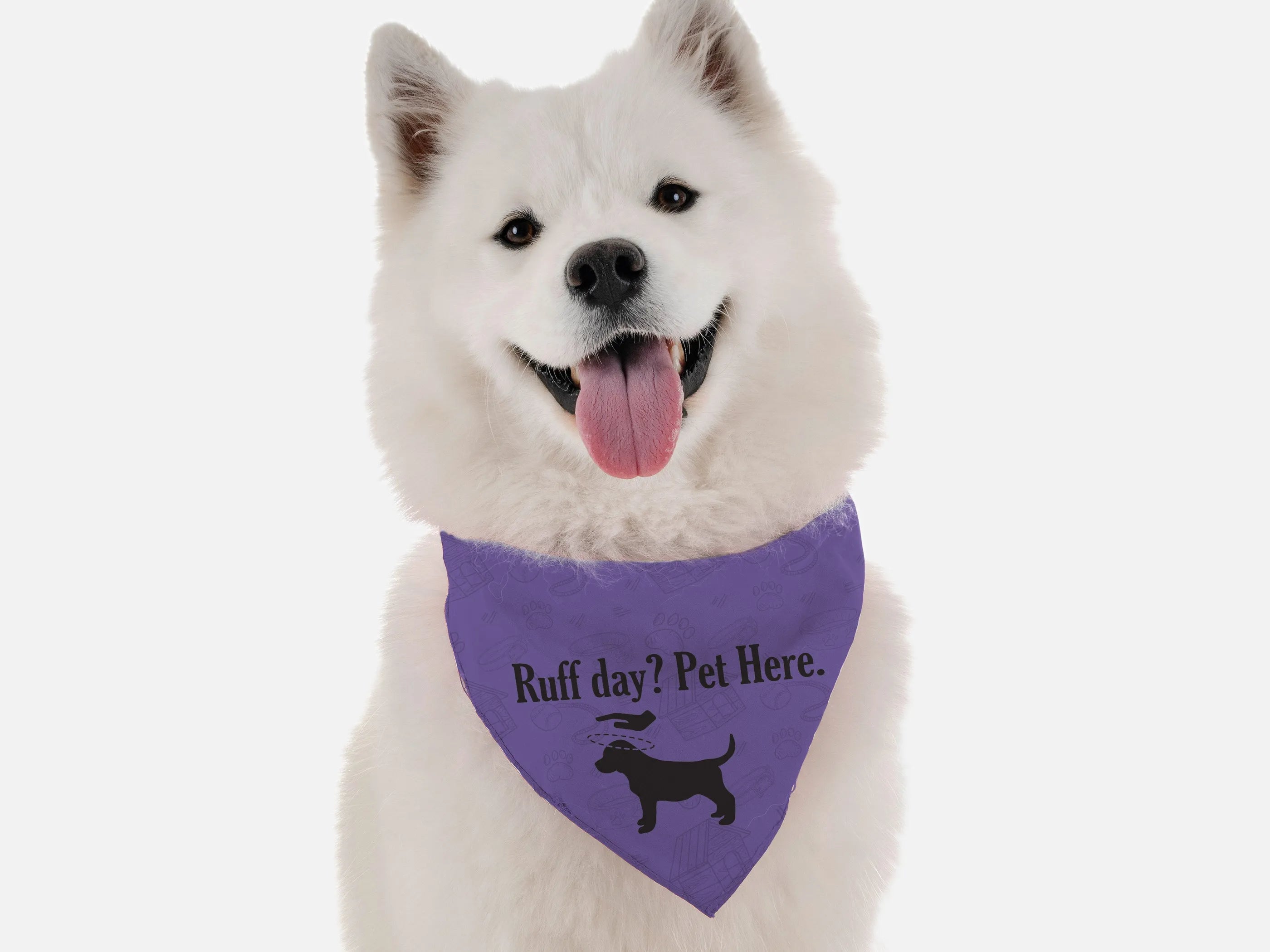 Bandoggies Ruff Day? Pet Here Pet Bandana