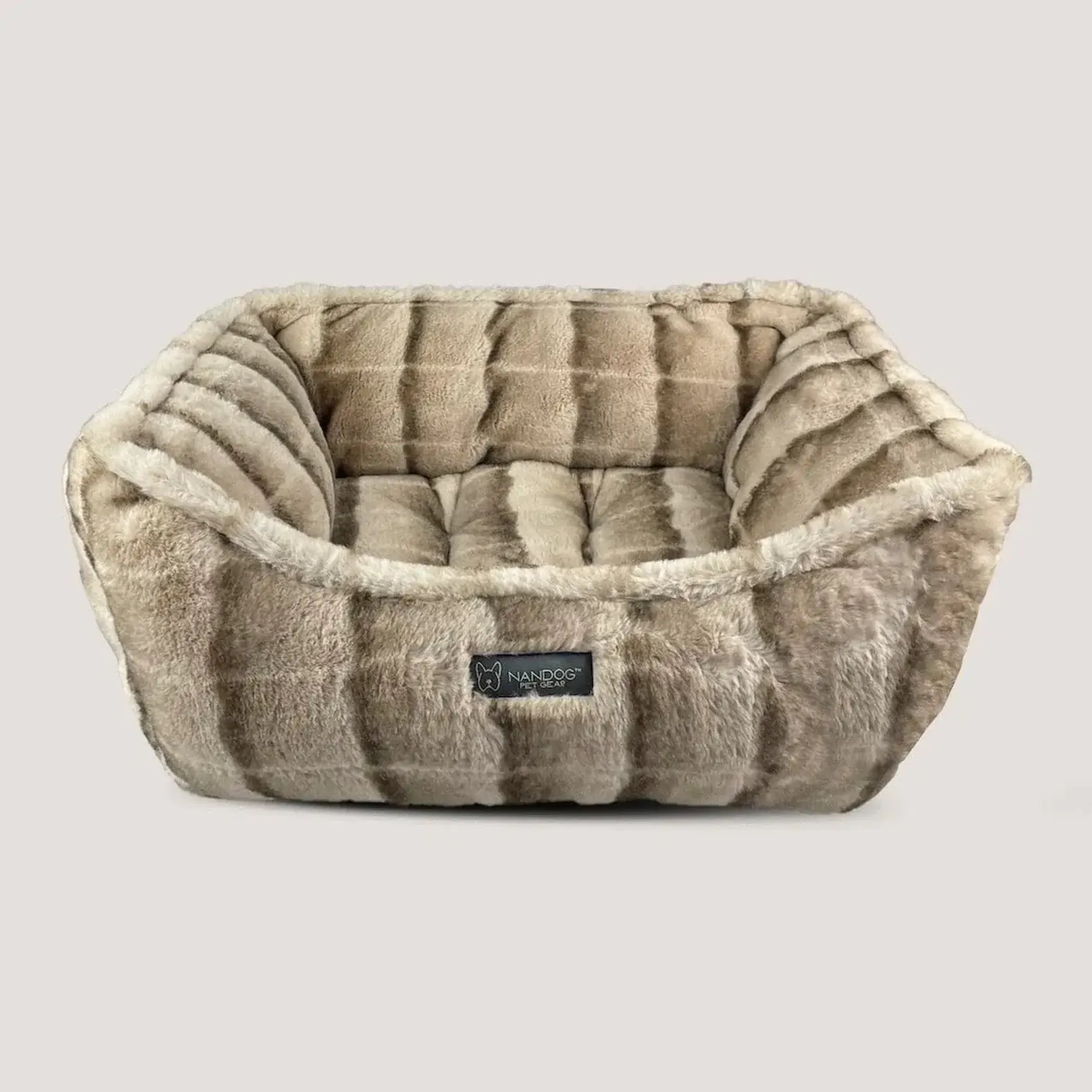 Nandog Cloud Pet Bed – Reversible Micro Plush Comfort
