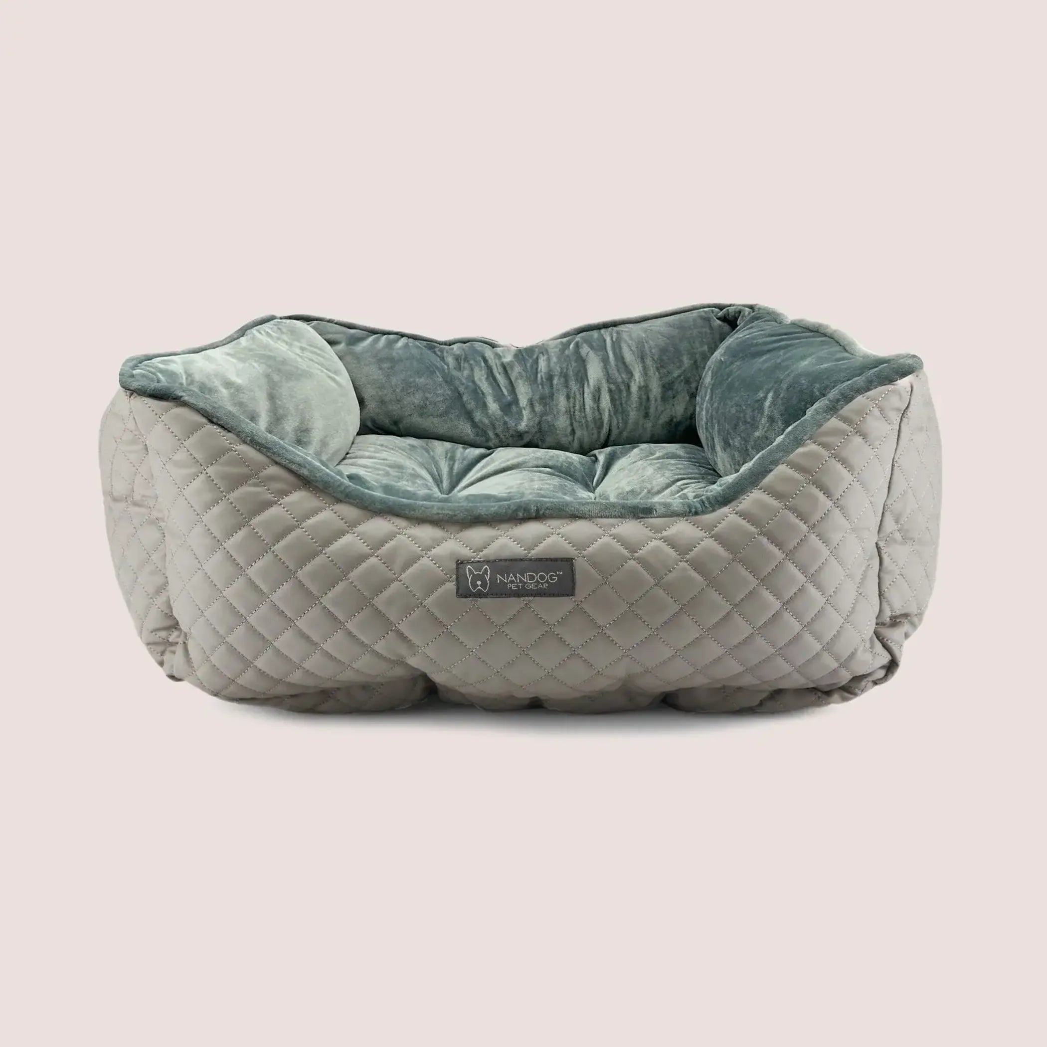 Nandog Prive Collection Quilted Vegan Leather Pet Bed