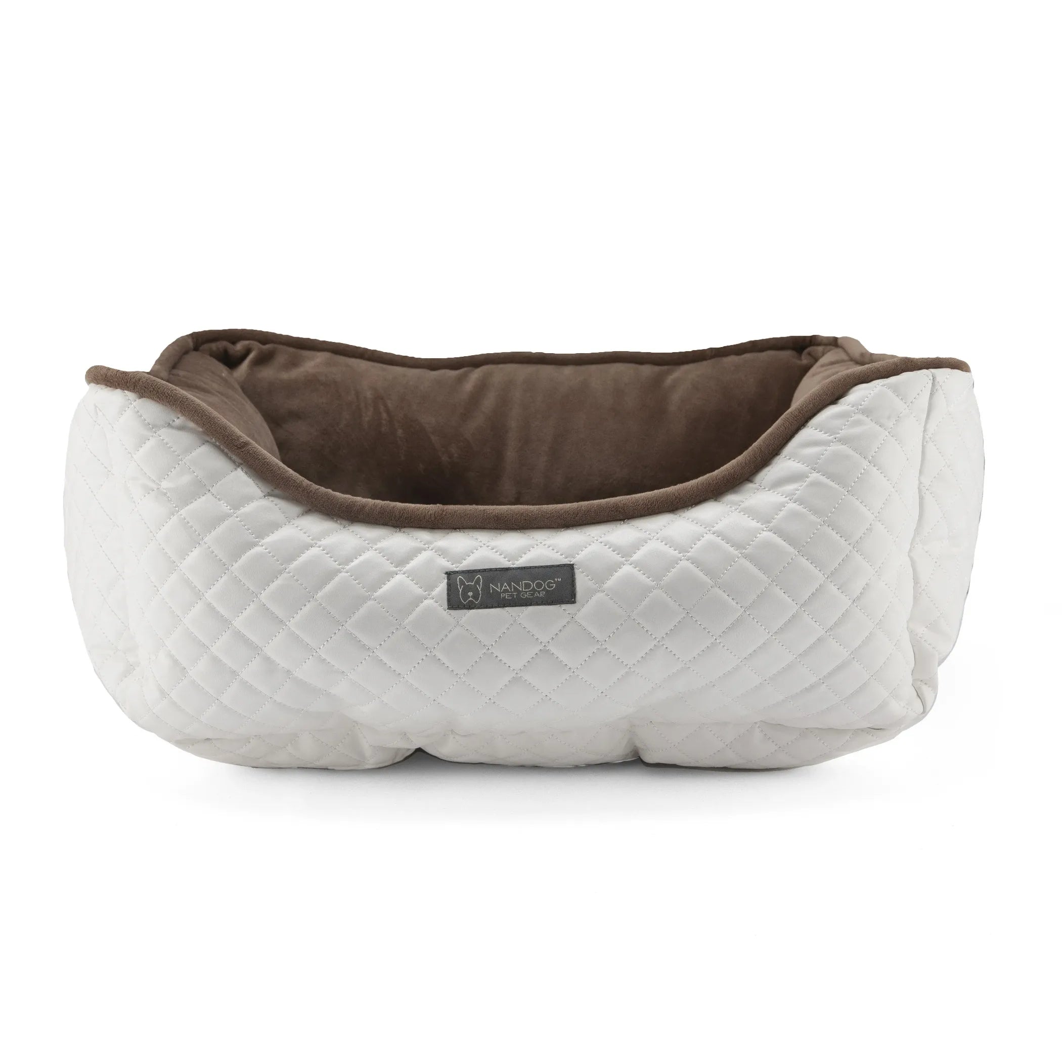 Nandog Prive Collection Quilted Vegan Leather Pet Bed