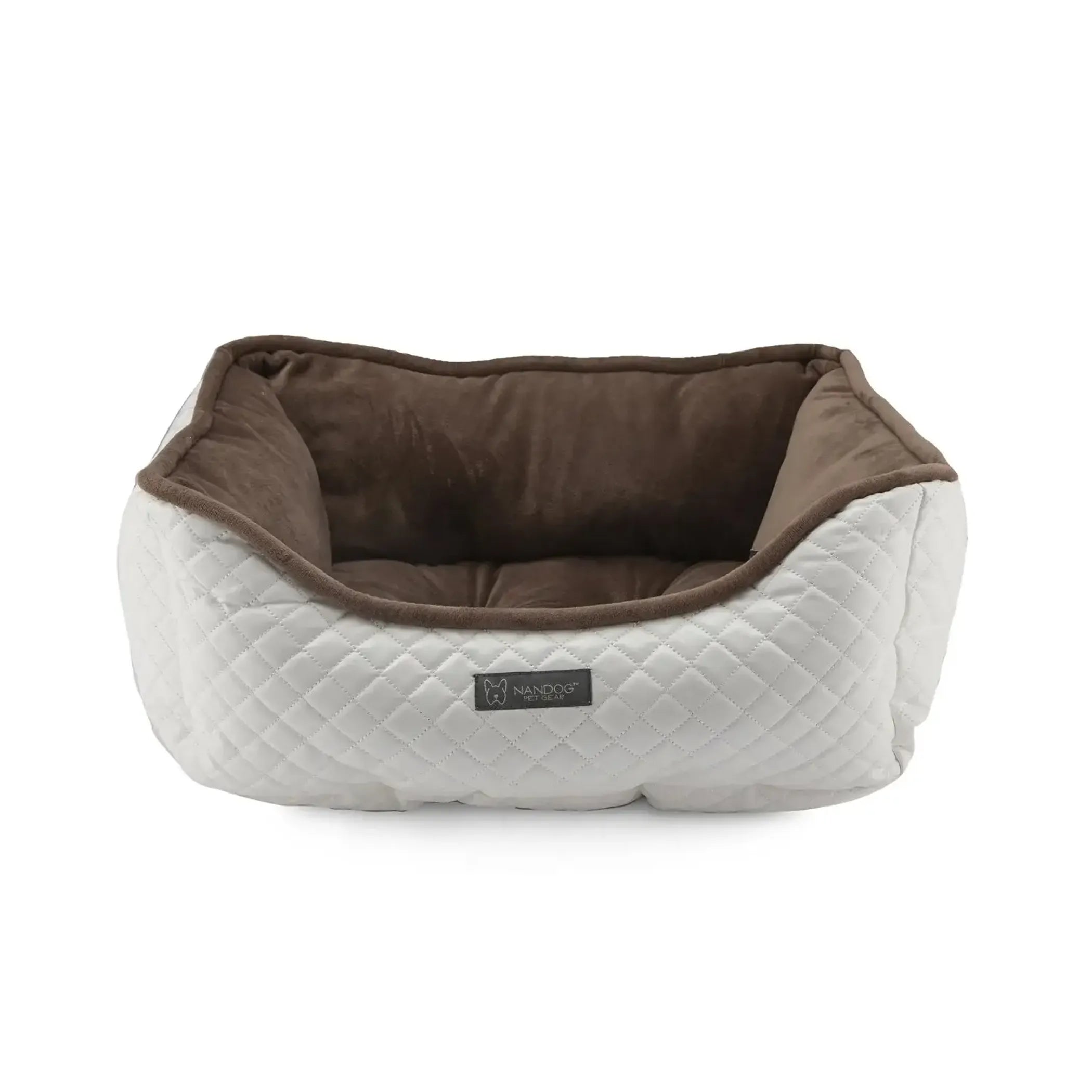 Nandog Prive Collection Quilted Vegan Leather Pet Bed