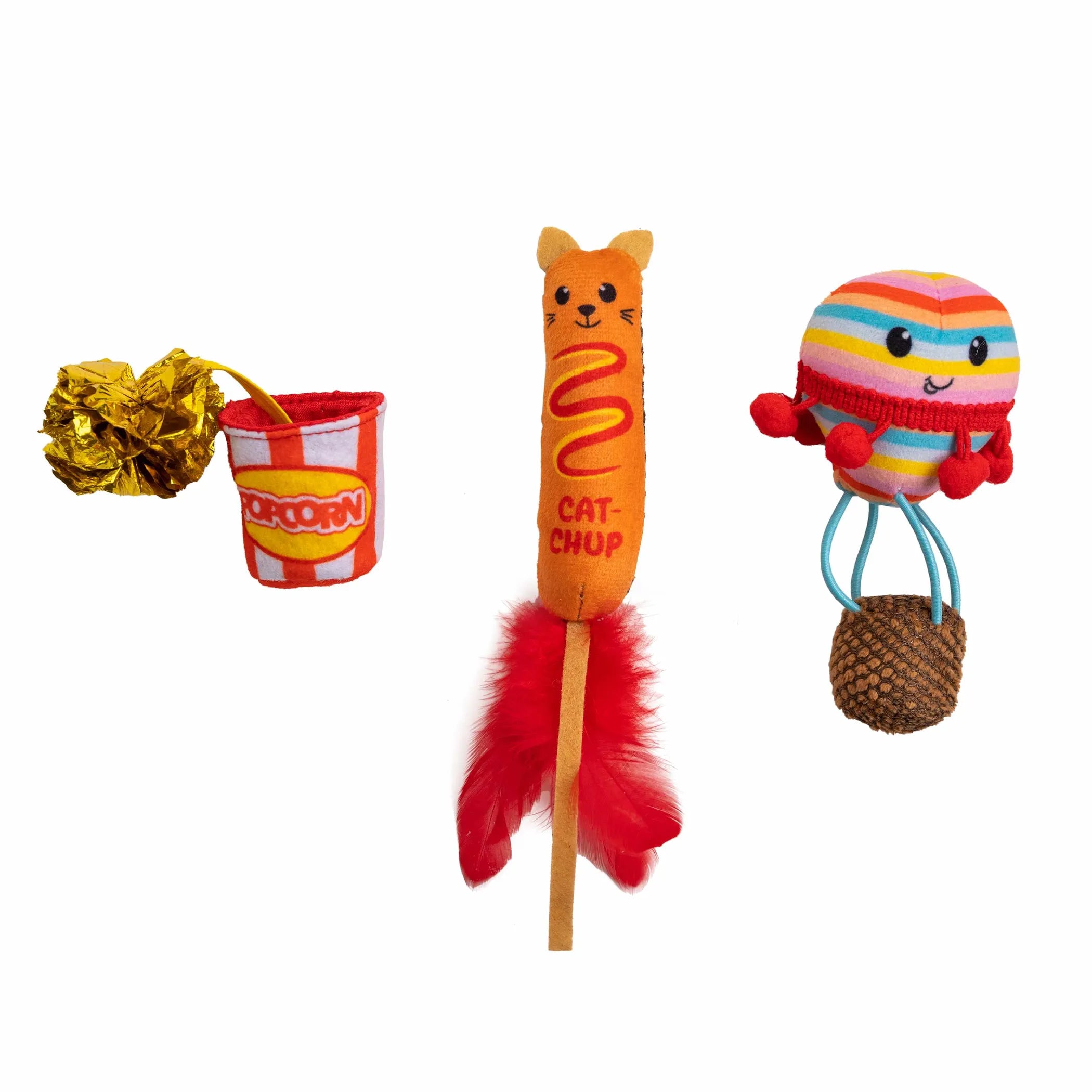 Catstages Pawrty Catnip Cat Toys 3-Pack