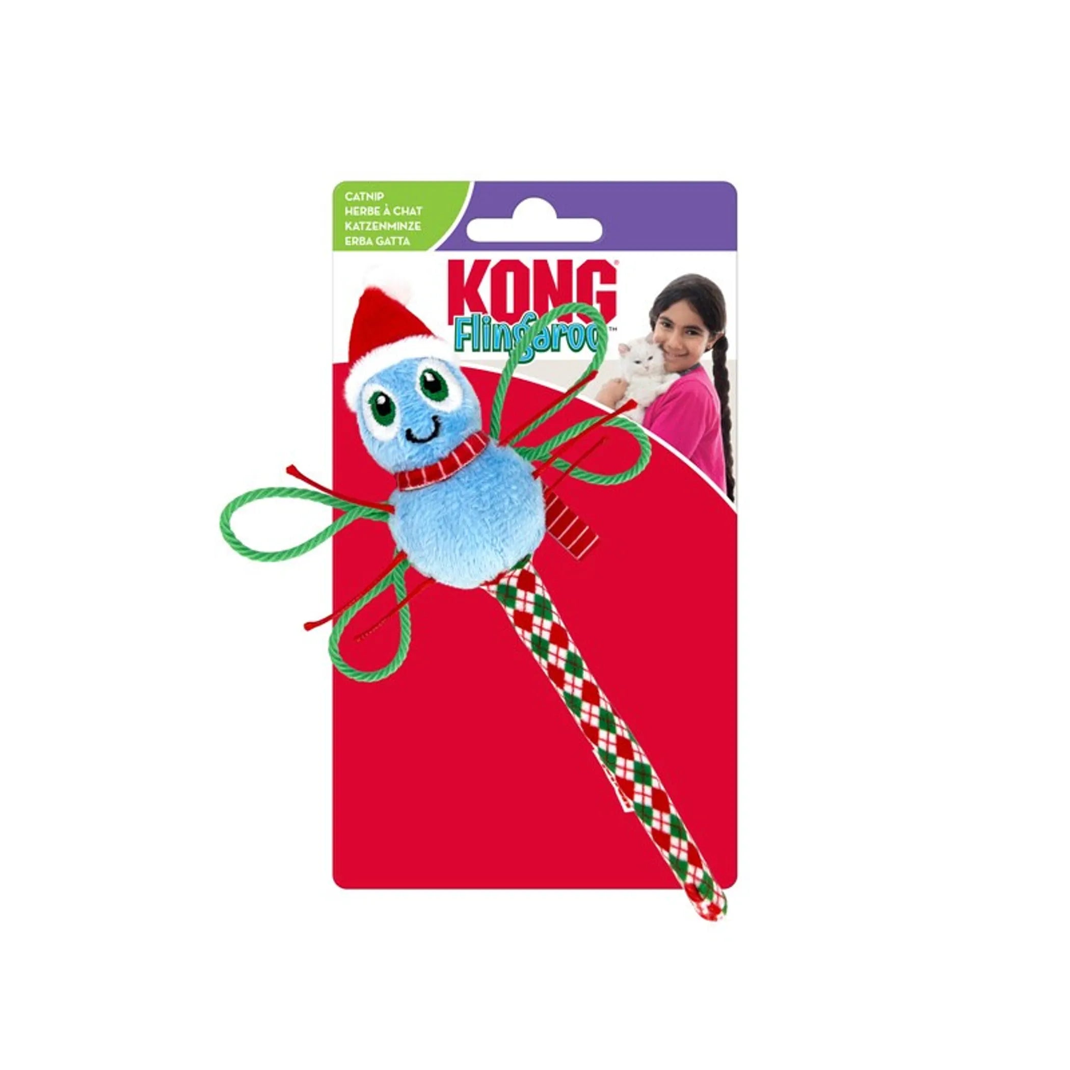 KONG® Holiday Flingaroo Dragonfly Cat Toy