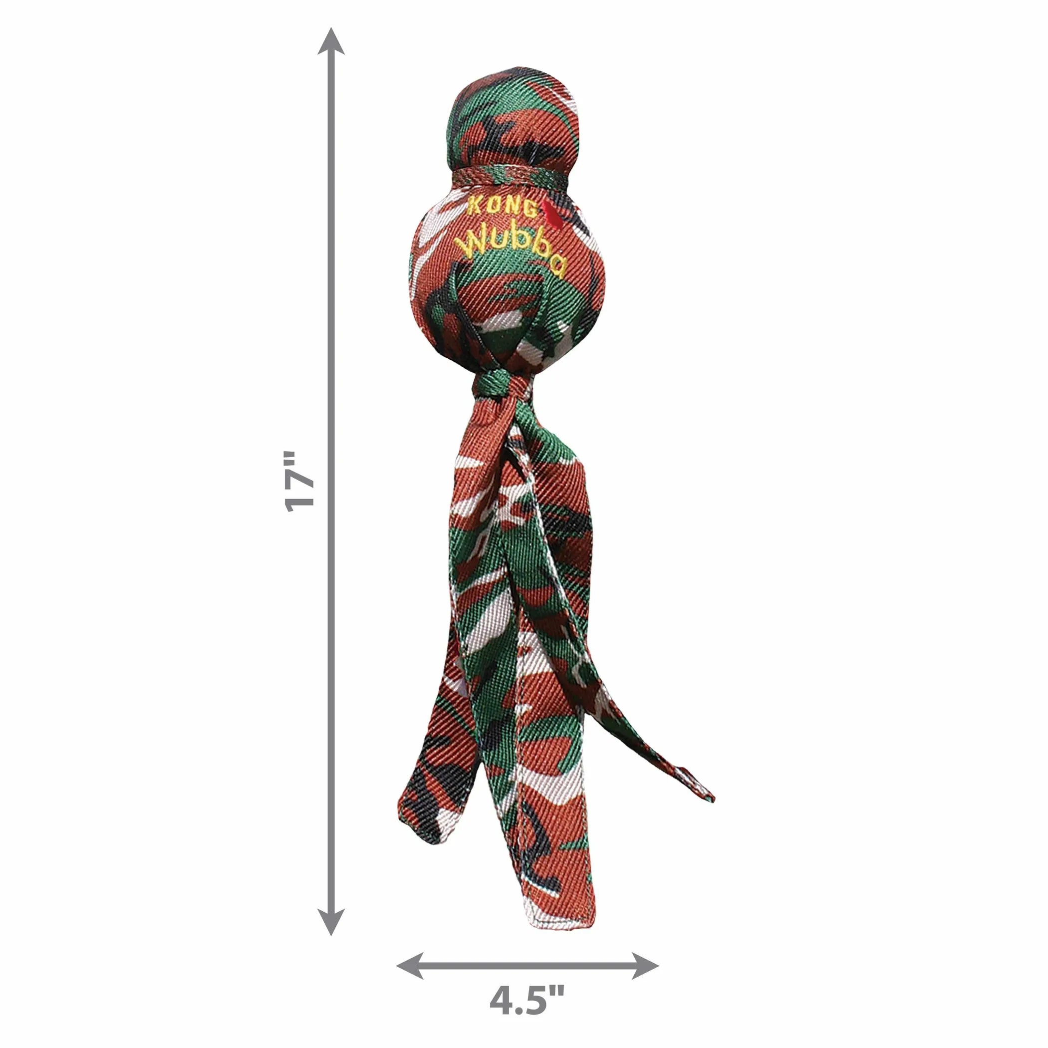 KONG® Wubba™ Camo Dog Tug Toy – Assorted Colors