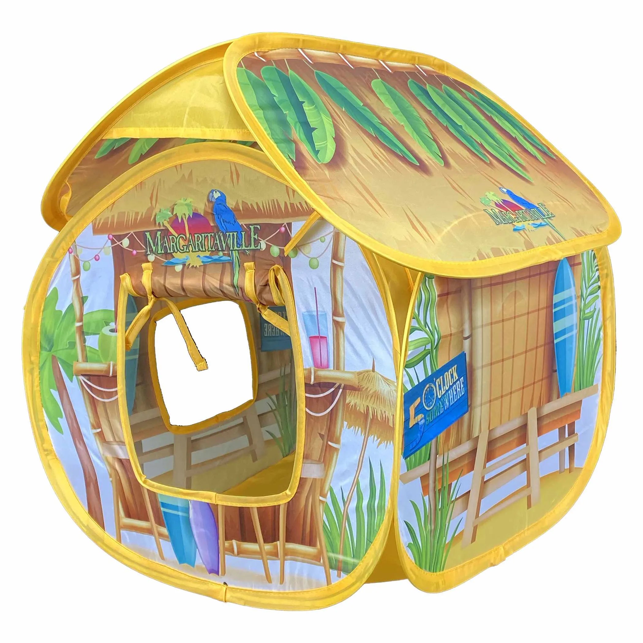 Multipet Margaritaville Cat Tiki Hut Tent 16"