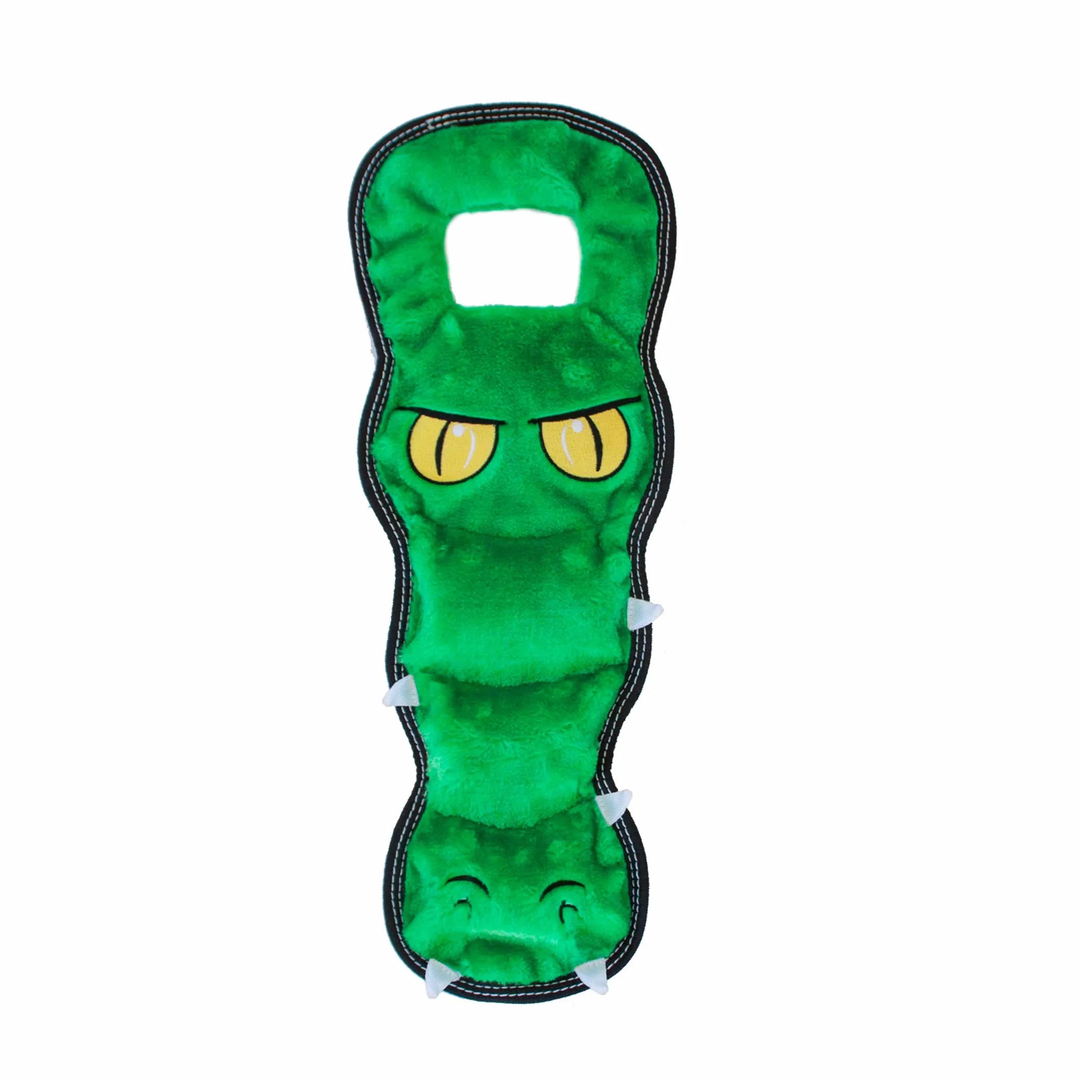 Outward Hound Tough Seamz Gator – Durable Plush Dog Toy