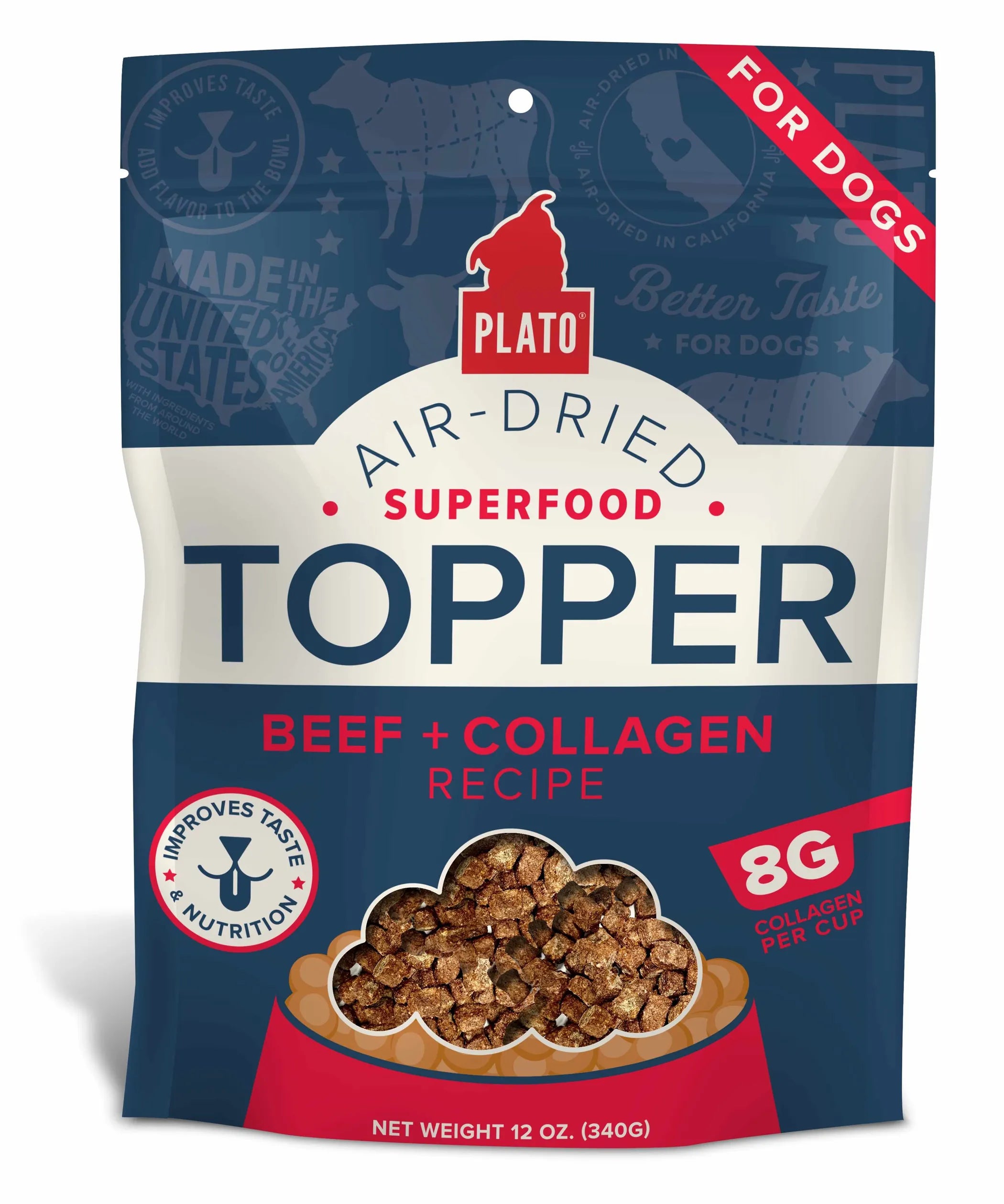Plato Beef & Collagen Meal Topper