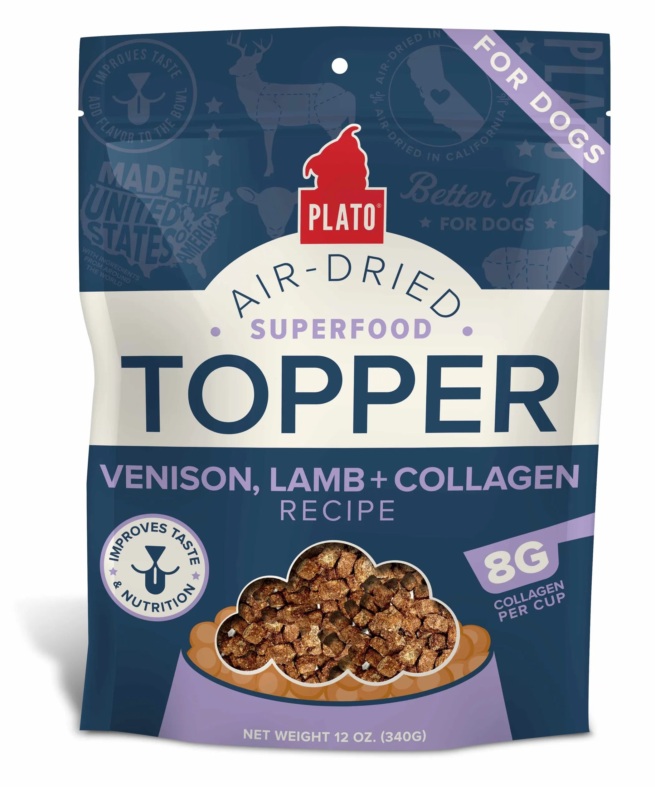 Plato Venison, Lamb & Collagen Meal Topper