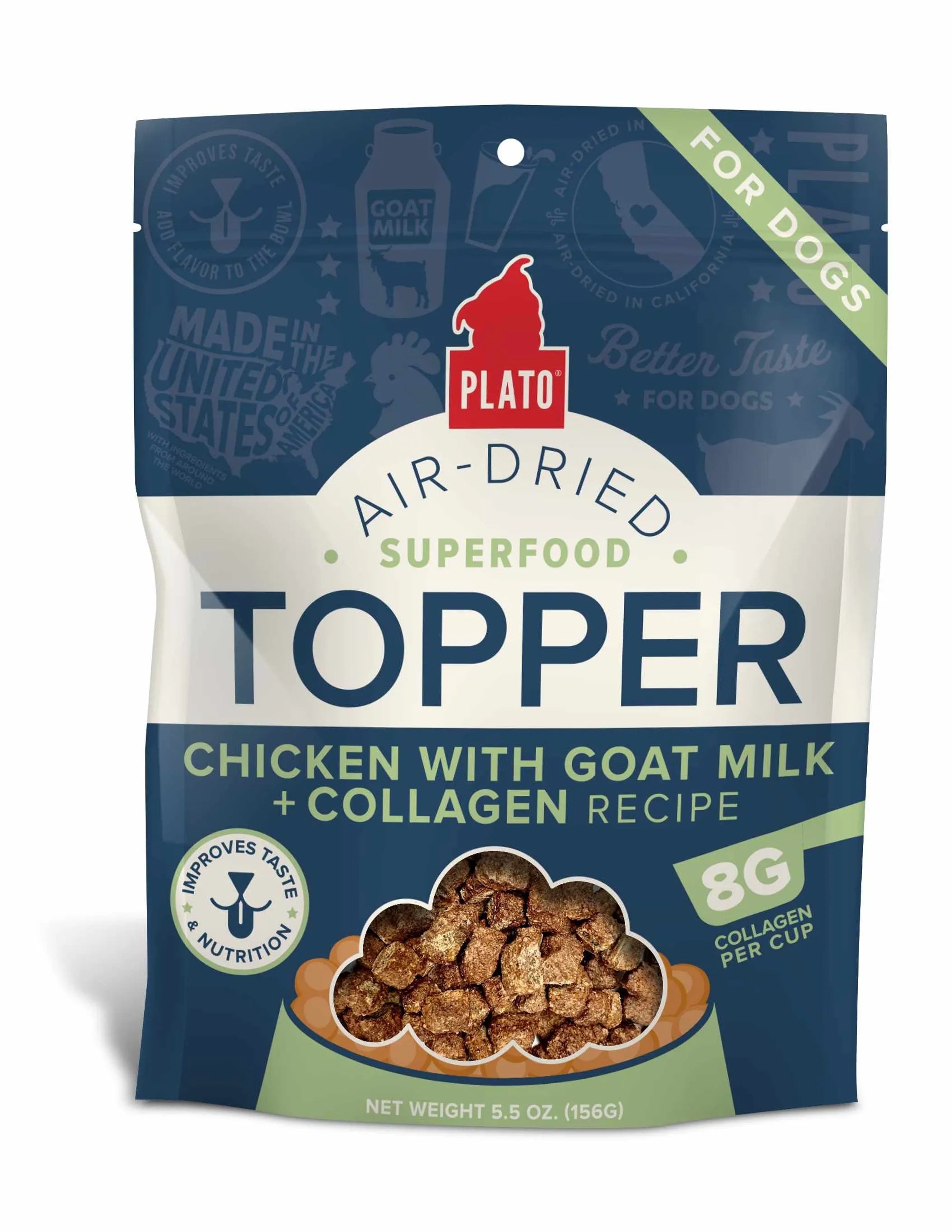 Plato Chicken with Goat Milk & Collagen Meal Topper