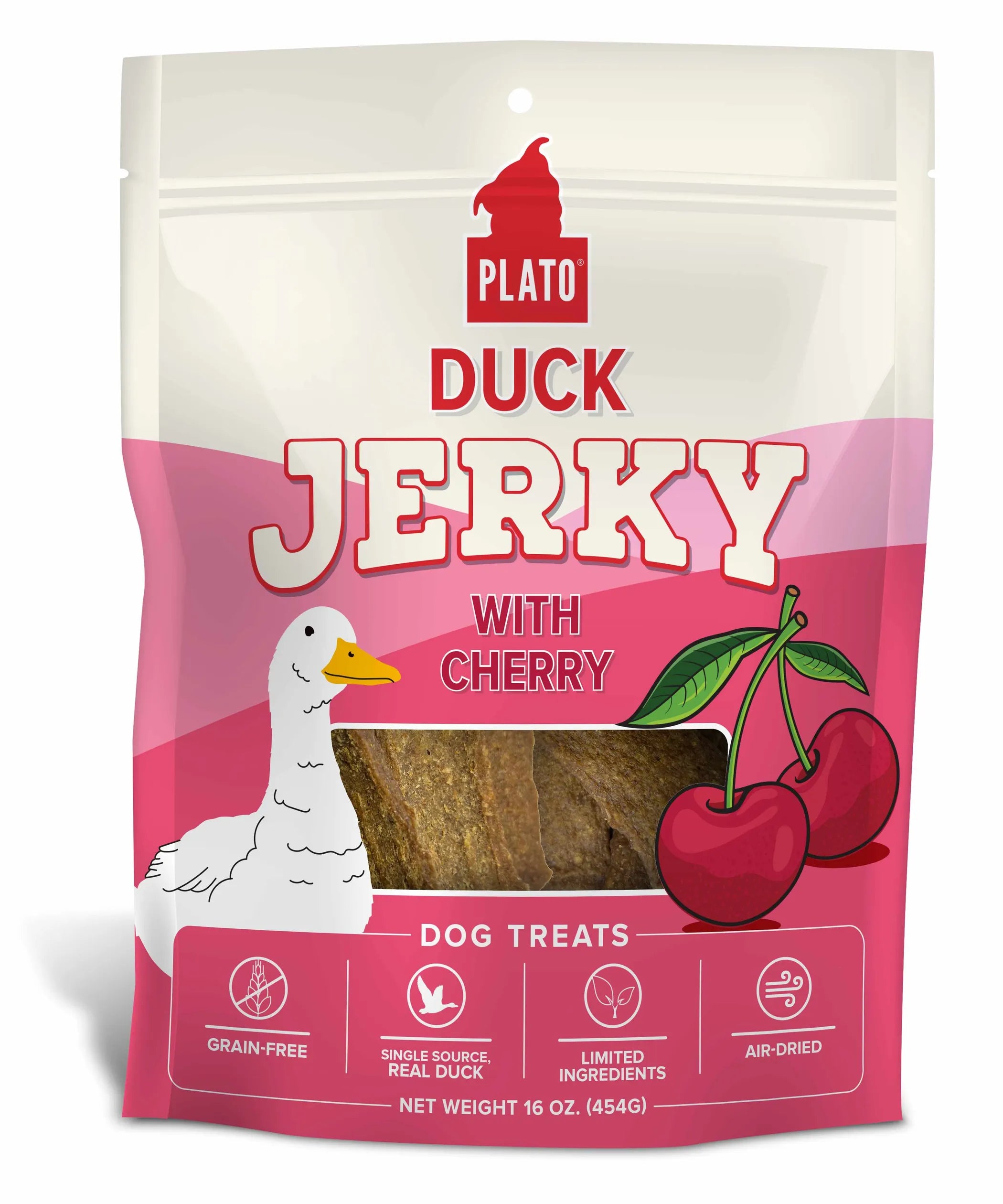 Plato Duck Jerky with Cherry