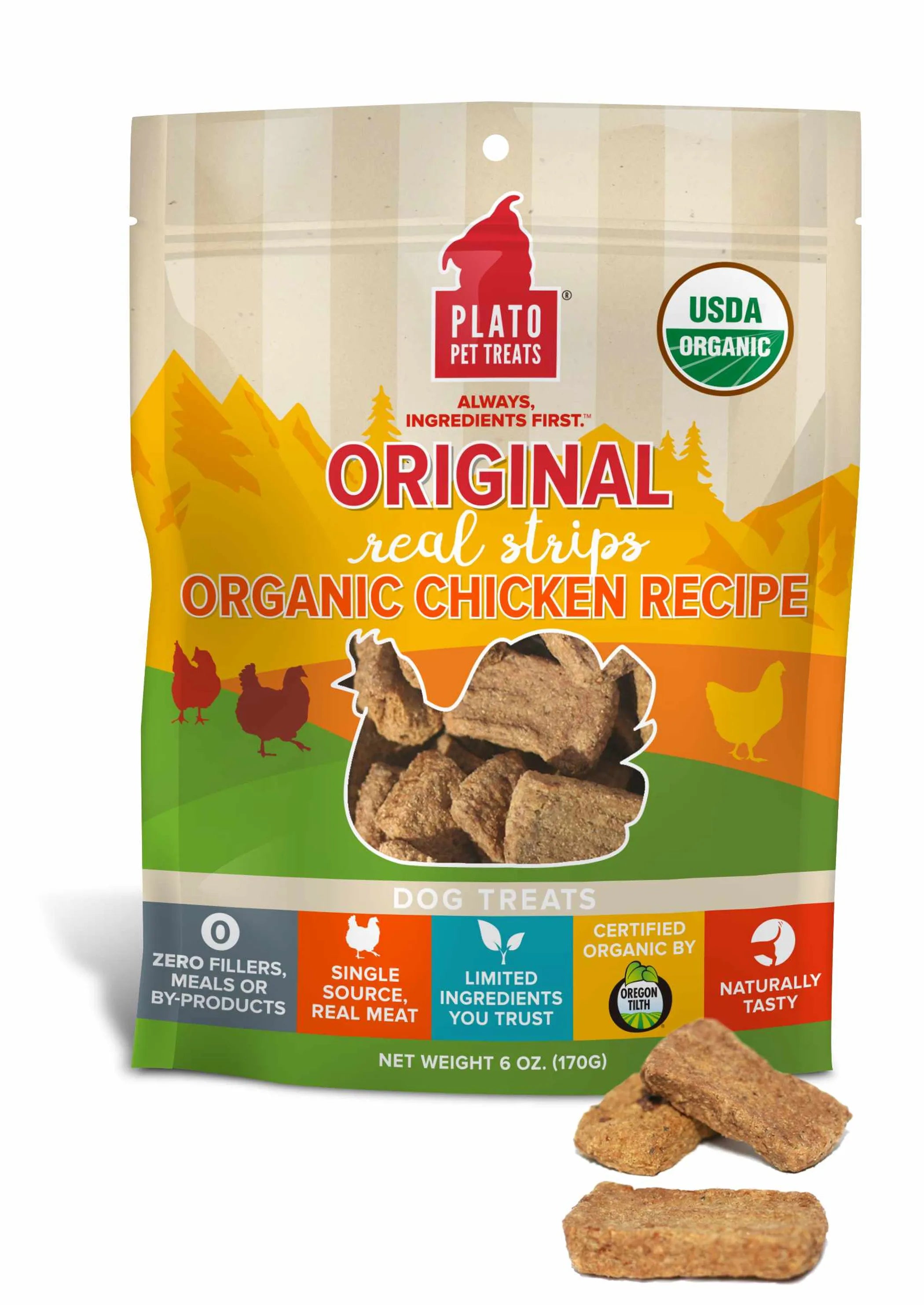 Plato Organic Chicken Real Strips