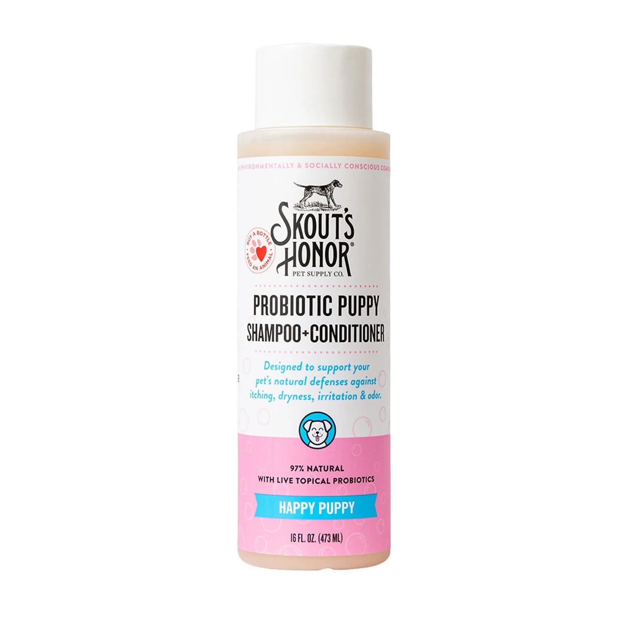 Skout’s Honor Probiotic Puppy Shampoo + Conditioner Happy Puppy