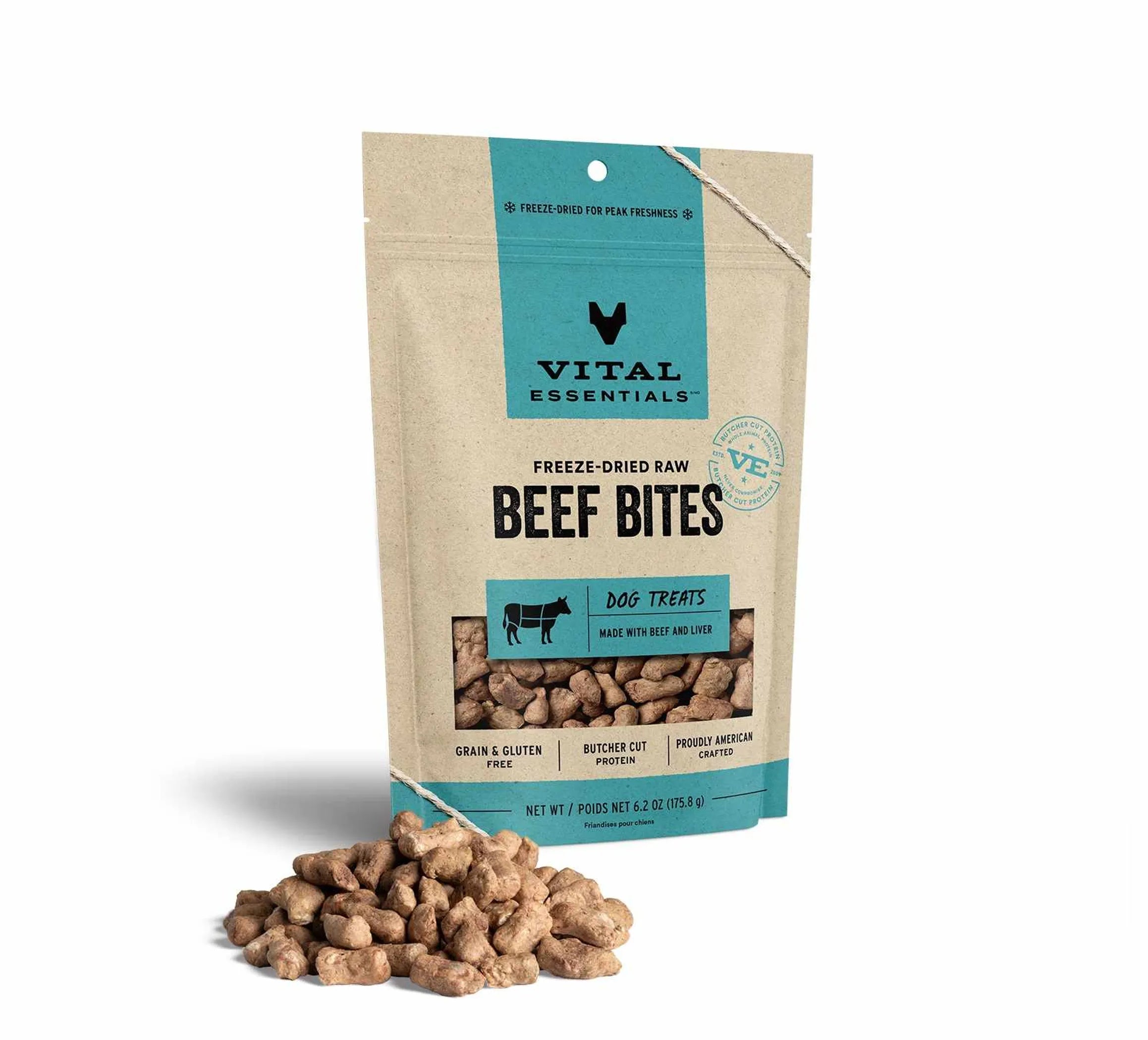 Vital Essentials® Freeze-Dried Beef Bites Dog Treats
