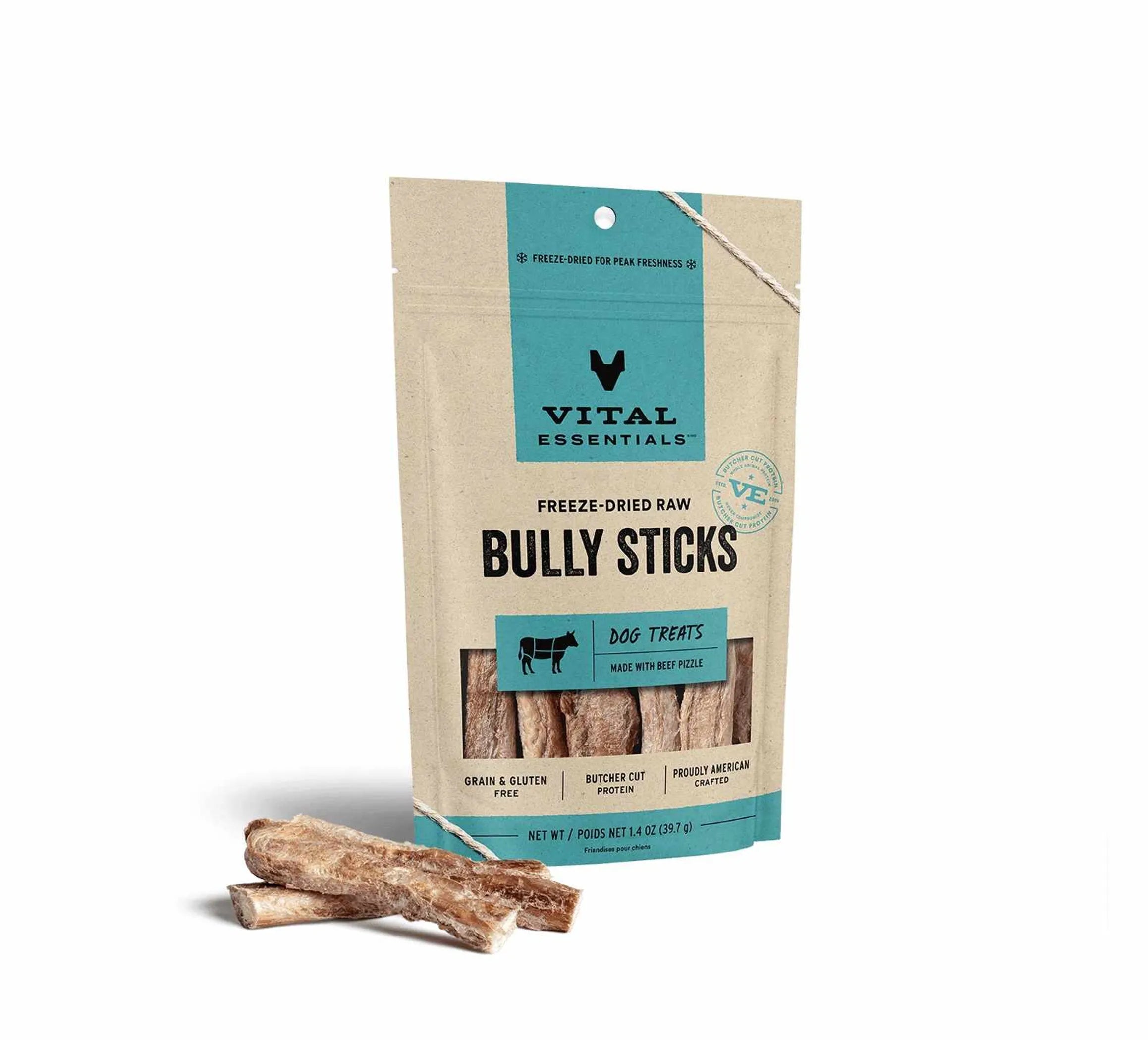 Vital Essentials® Freeze-Dried Bully Sticks – 1.4 oz