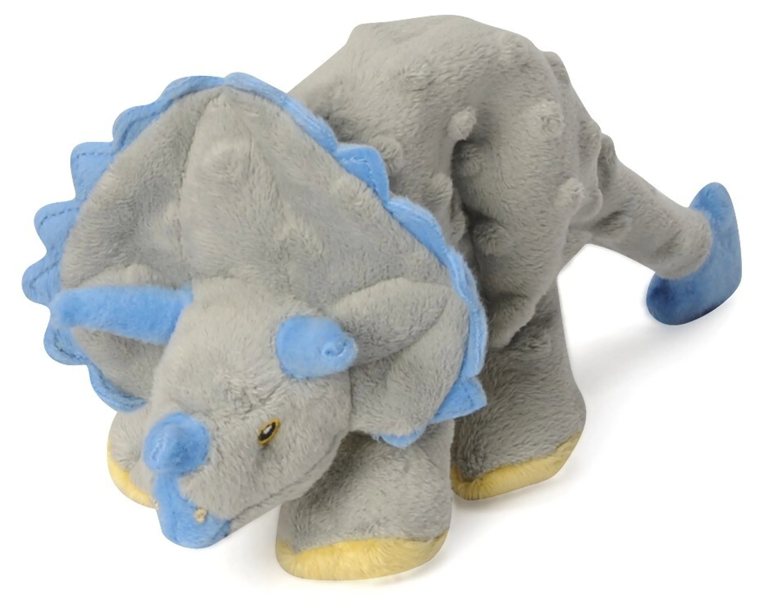GoDog Dinos Frills Triceratops Plush Dog Toy