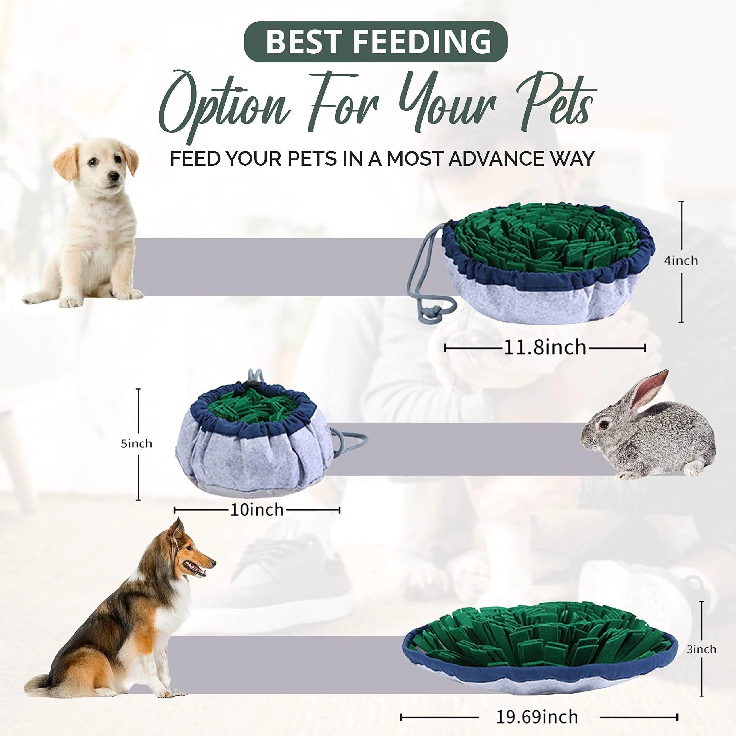 Adjustable Snuffle Mat for Enrichment Pet Stress Relief