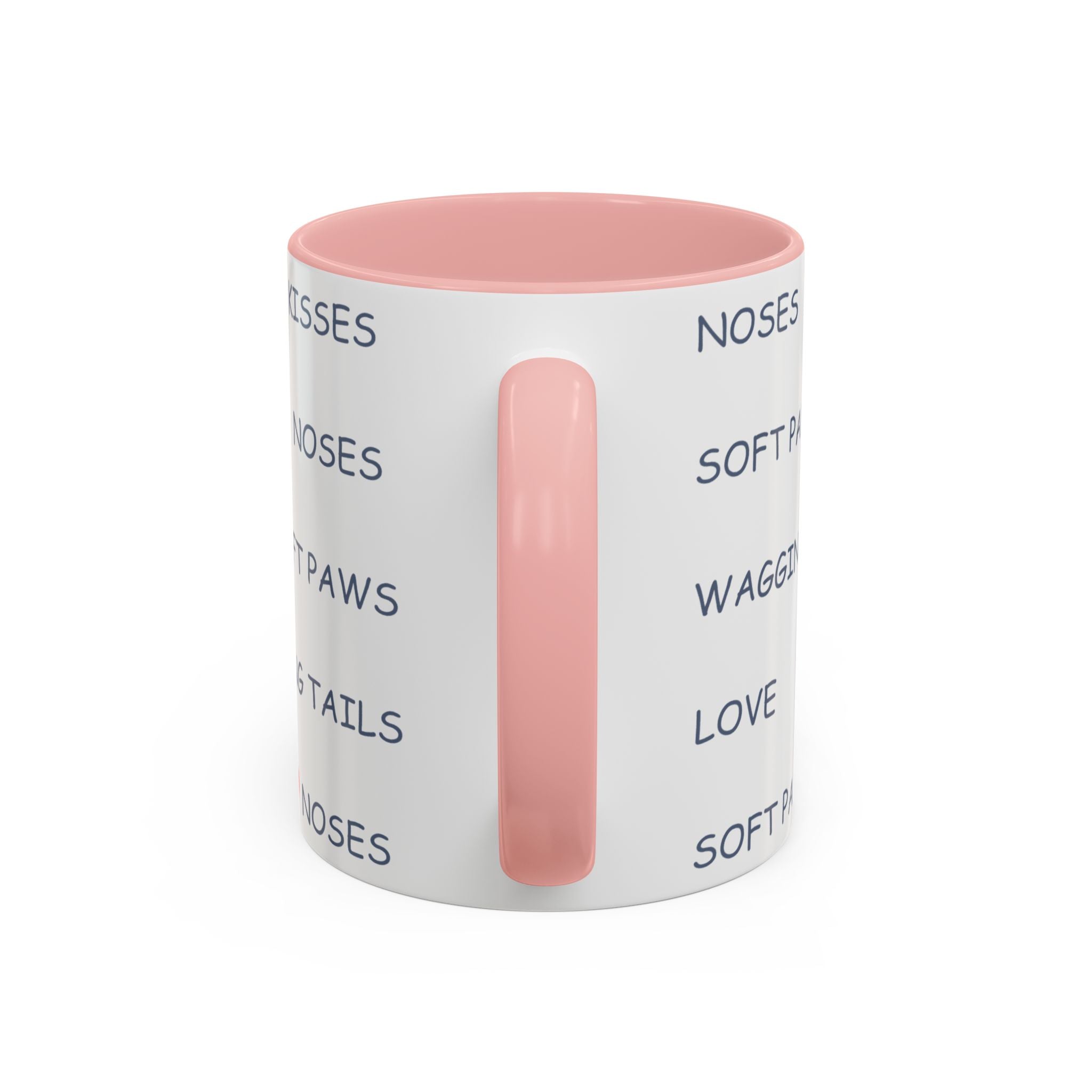 Warm & Fuzzy Pet Lover Collection - Wagging Tails & Kisses Design Mug