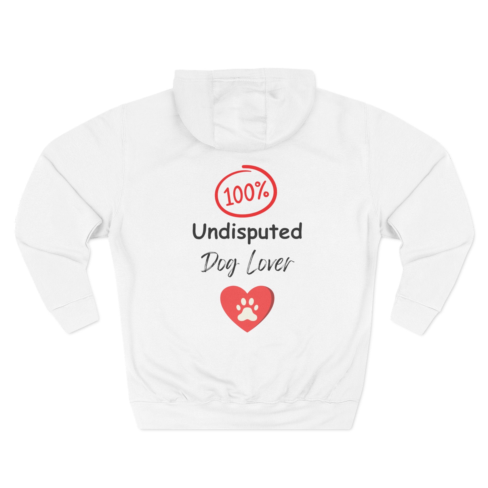 "100% Undisputed Dog Lover" Crew Neck Sweatshirt