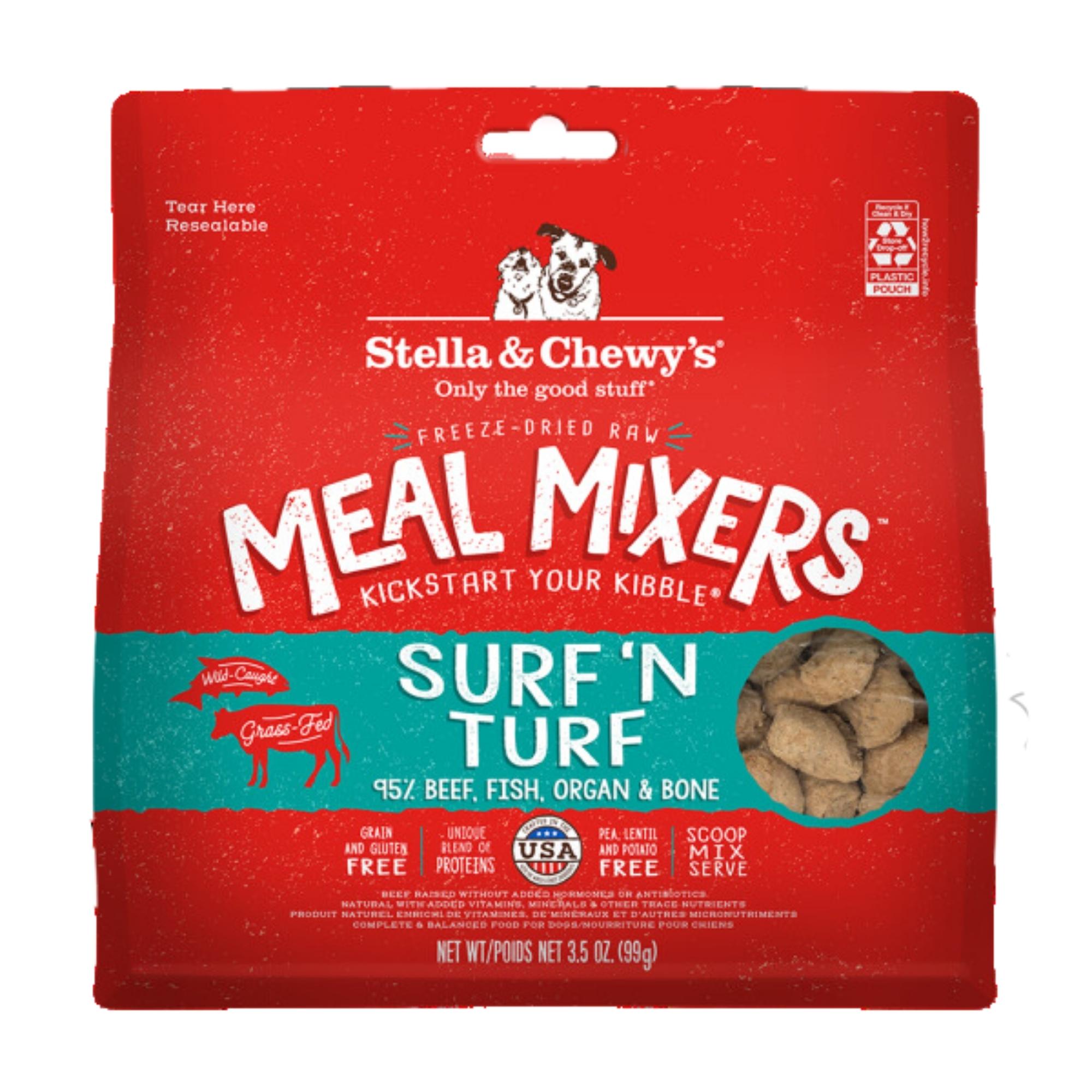 Stella & Chewy'S Dog Freeze-Dried Mixer Surf & Turf 3.5oz. Default Title