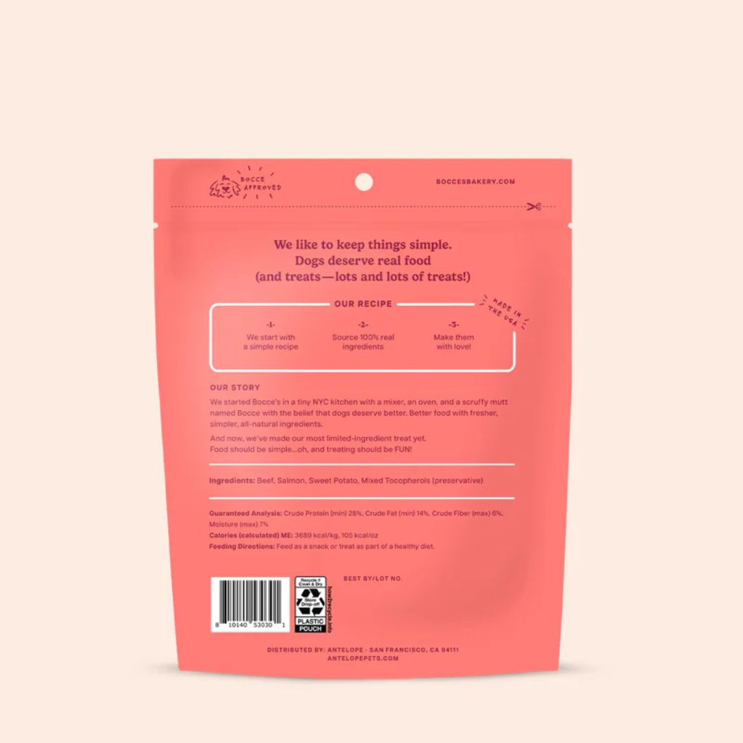 Bocce's Bakery Dog Freeze Dried Surf'N Turf Treat 3oz.