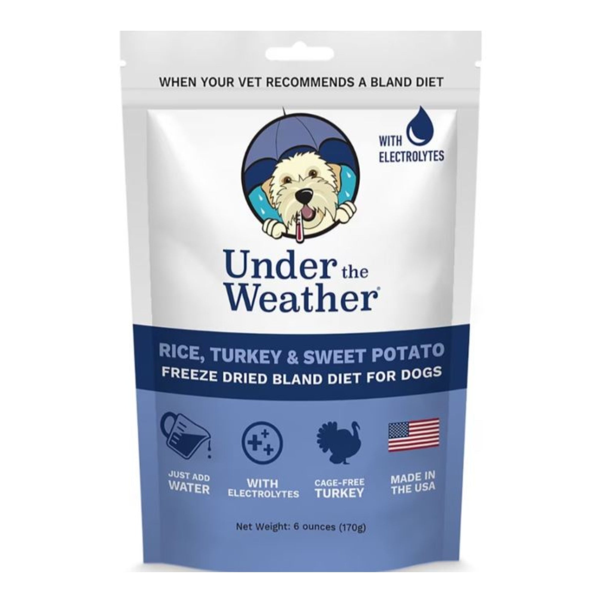 Under the Weather Bland Diet Turkey/Rice/Sweet Potato 6oz.