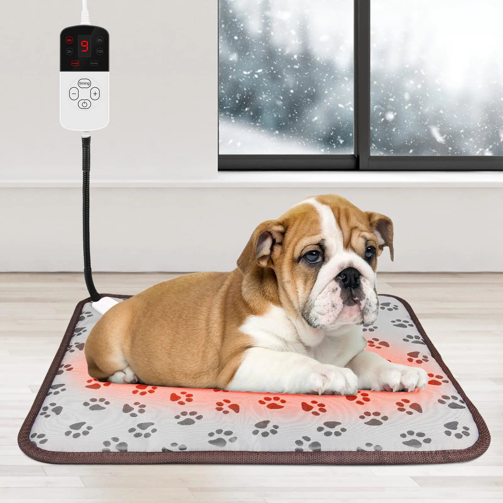Auto-Shut Off Heat Mat W/Chew Resistant Cord