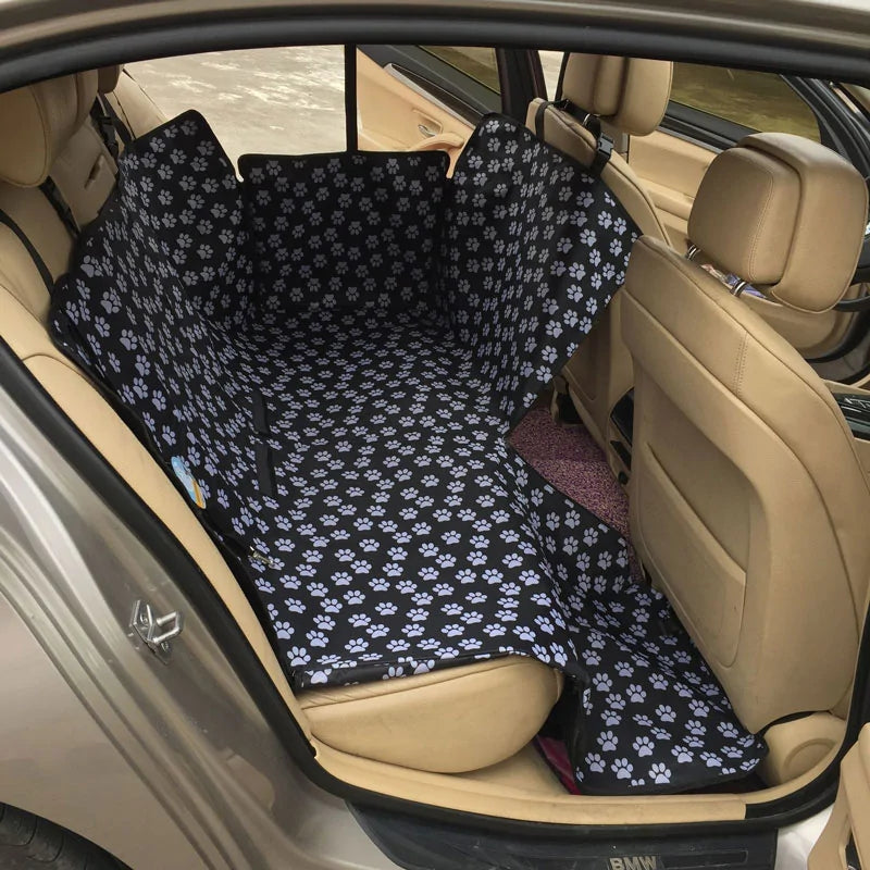 Supreme Back Seat Car Cover Mats W/Safety Belt