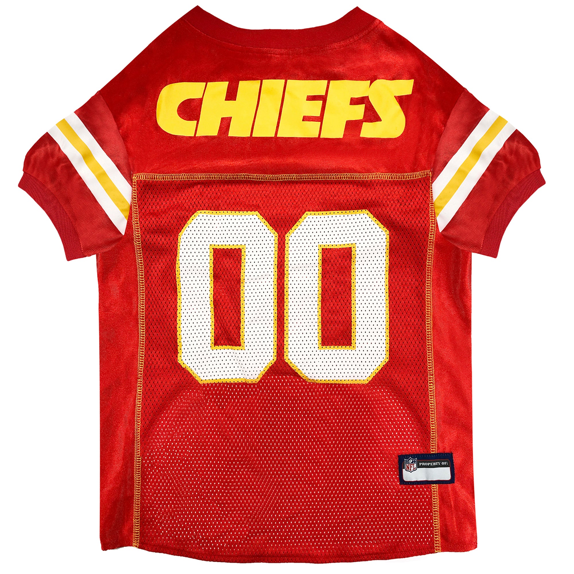 Kansas City Chiefs Pet Striped Jersey