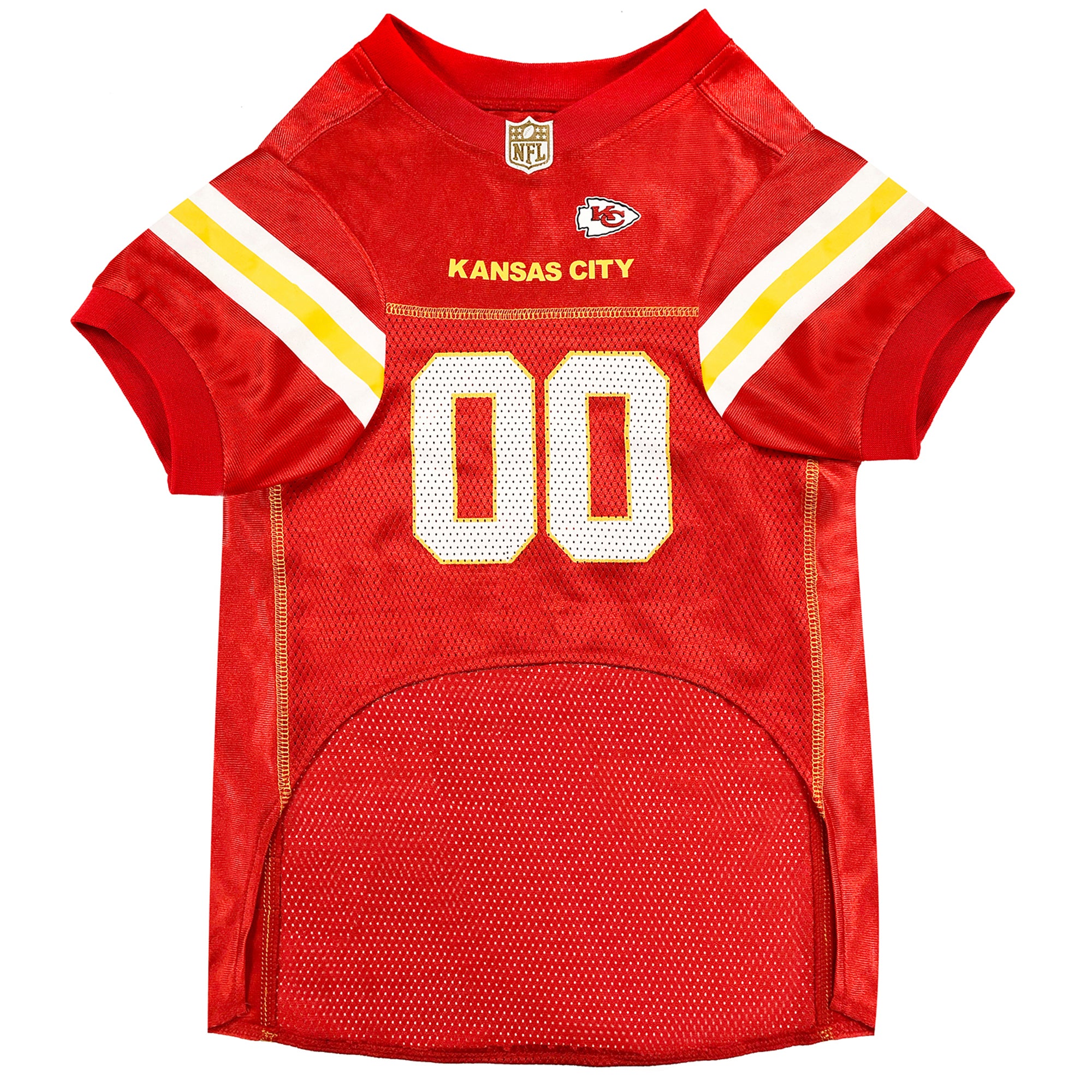 Kansas City Chiefs Pet Striped Jersey
