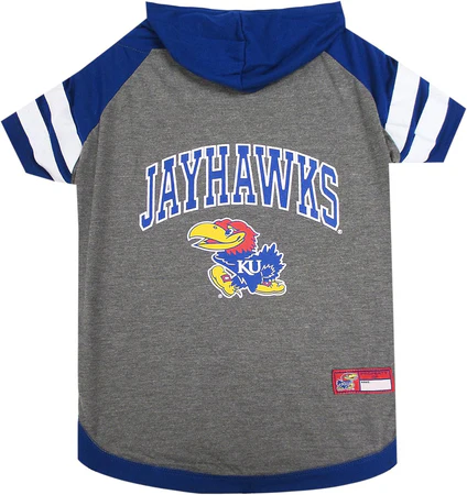 Kansas Jayhawks Pet Hoodie Tee Shirt