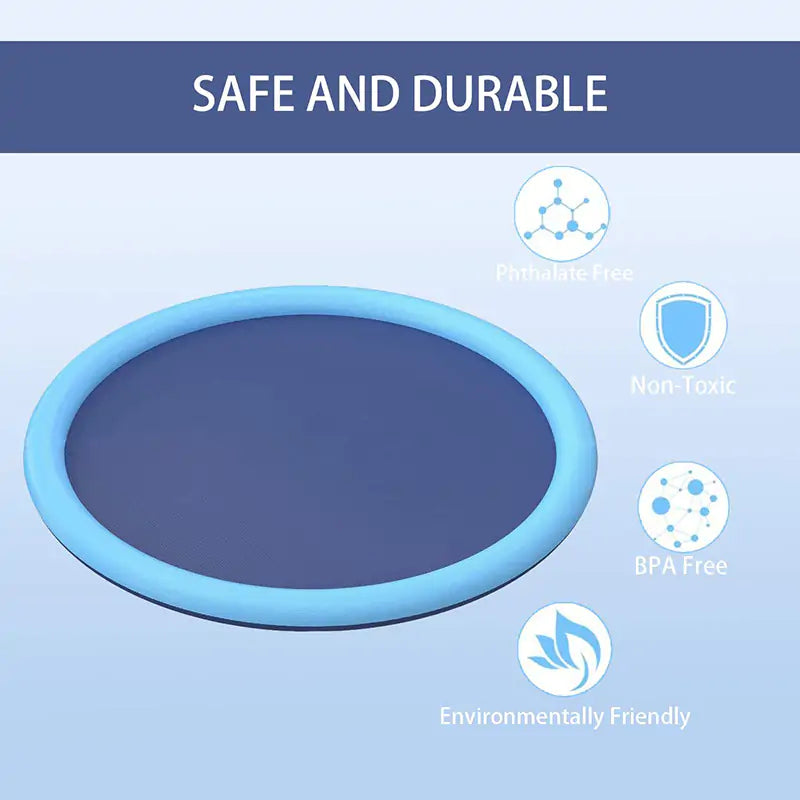Inflatable Summer Splash Pet Sprinkler Pad & Cooling Mat